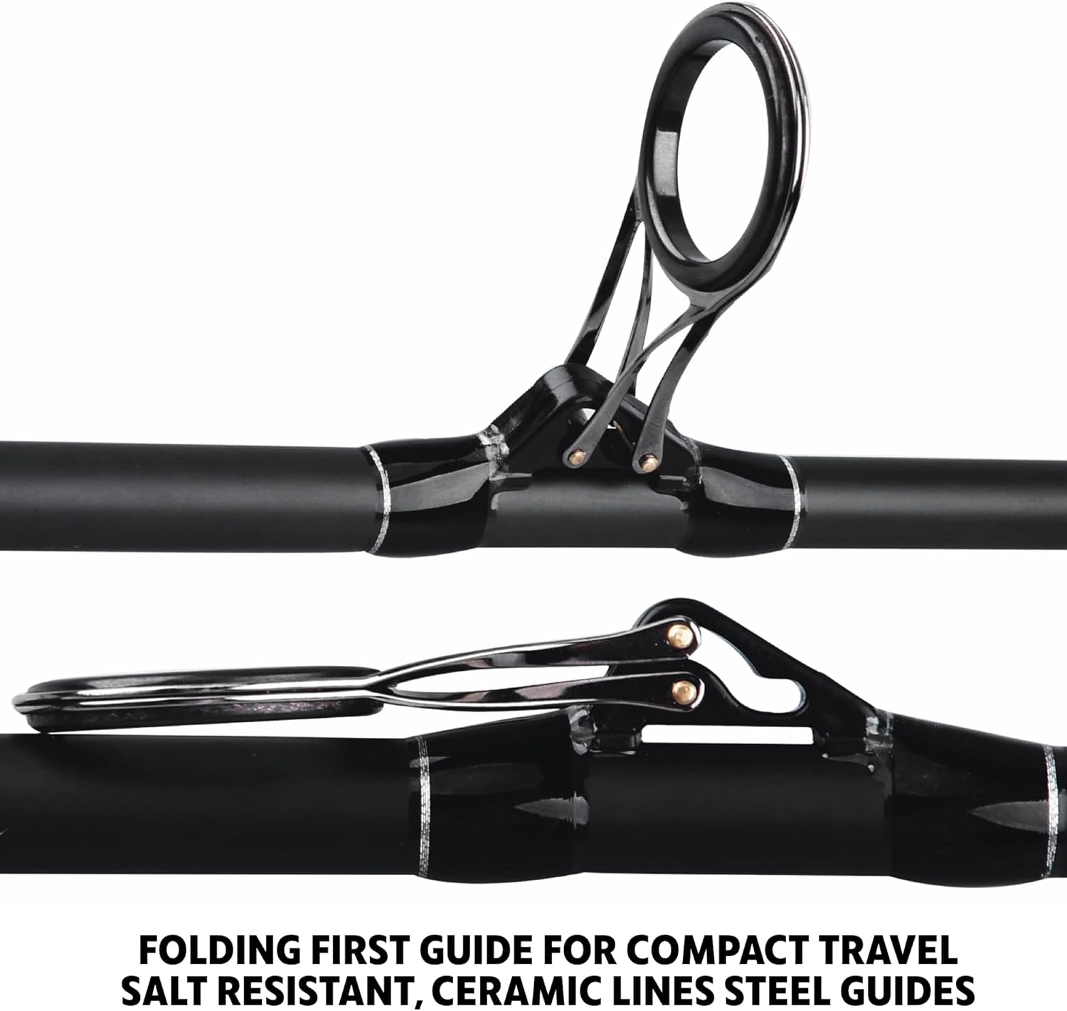 Rigged and Ready S Series Travel Fishing Rods. 2 Powerful Big Fish Predator-Carp-Surf Rods + 1 Combo + 2 Tips/cast Weights + Case. Travelling Angling in Fresh and Saltwater Fist to 15kg (33lb)