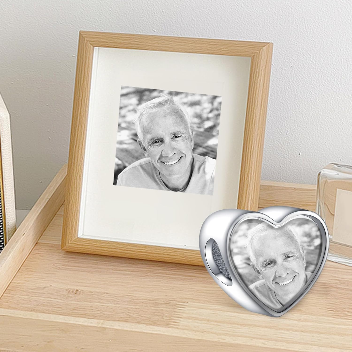 NINGAN Personalized Photo Charm 925 Sterling Silver Charms Fit Bracelets/Necklace Bead Jewelry for Women - Image 4