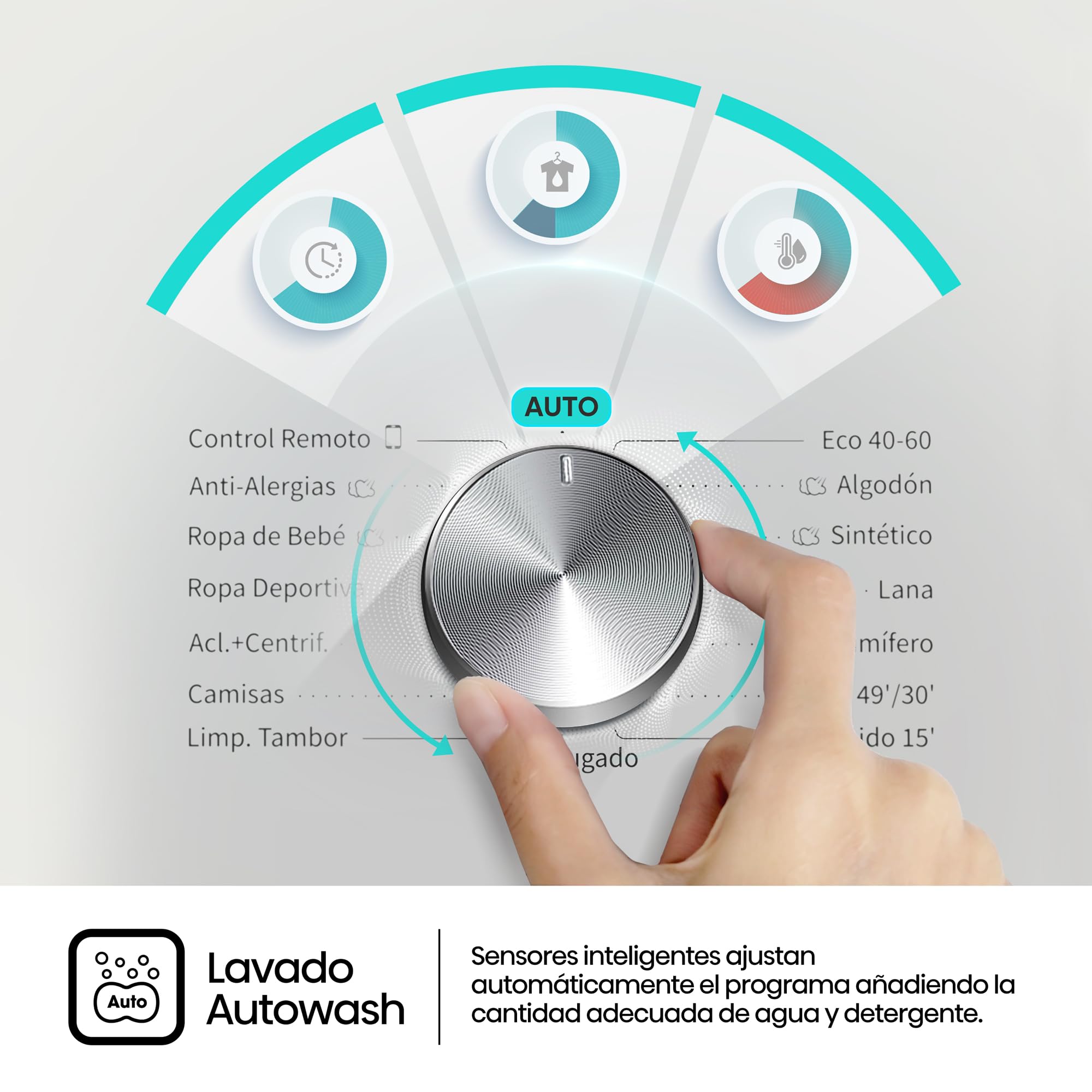 Hisense WF3S9045BW3 - Lavadora con Vapor, Clase A, 9kg, Auto Dosificación, Conectividad WiFi, Función Vapor 99,9%, Lavado Auto Wash, Lavado Rápido 15', PureJet, Blanco