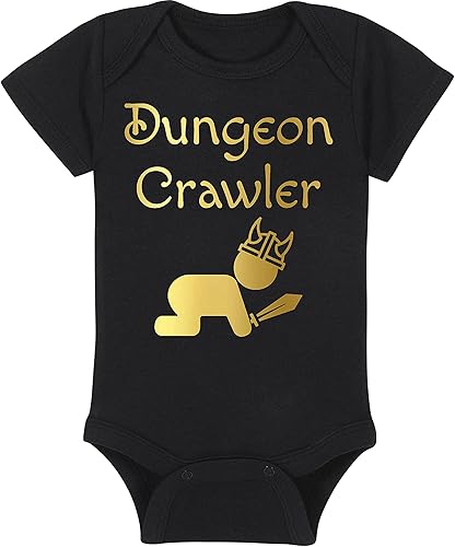 Vista 4 de Dungeon Crawler with Baby - Mameluco de bebé para juegos - Sombrero - Manta - Combinaciones de paquete de babero