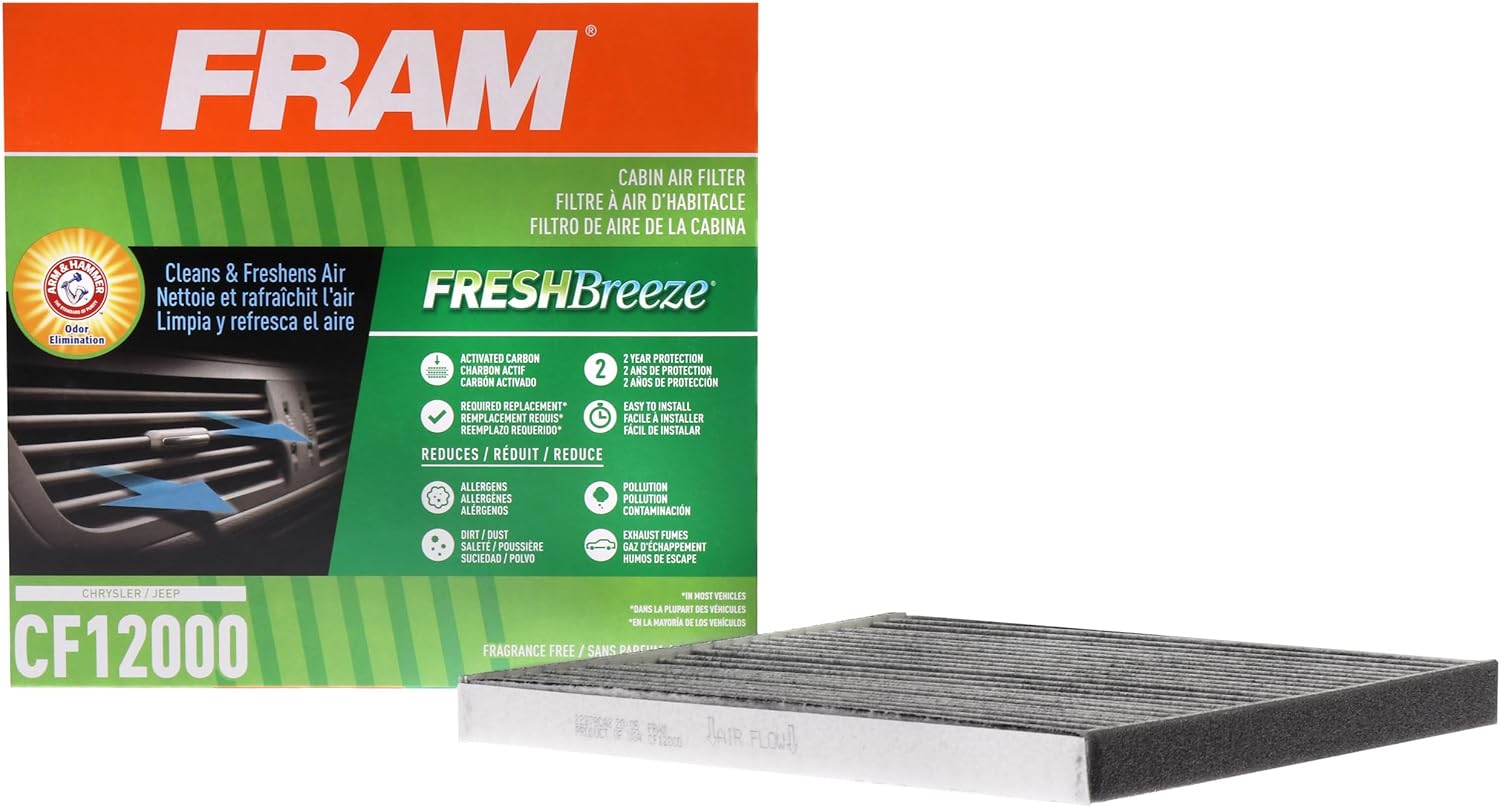 FRAM Fresh Breeze Cabin Air Filter Replacement for Car Passenger