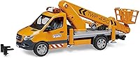 Vista 3 de Bruder 02679 MB Sprinter camión de servicio/grúa, cesta hombre w L/S módulo