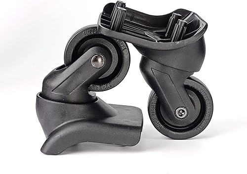 Miniatura 8 de Ruedas de repuesto para reparación de maletas, juego de 4, ruedas giratorias de repuesto para bolsa de viaje