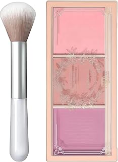Blusher Palette - 3 In 1 Powder Blush for Women, Blushers for Cheeks Mak...