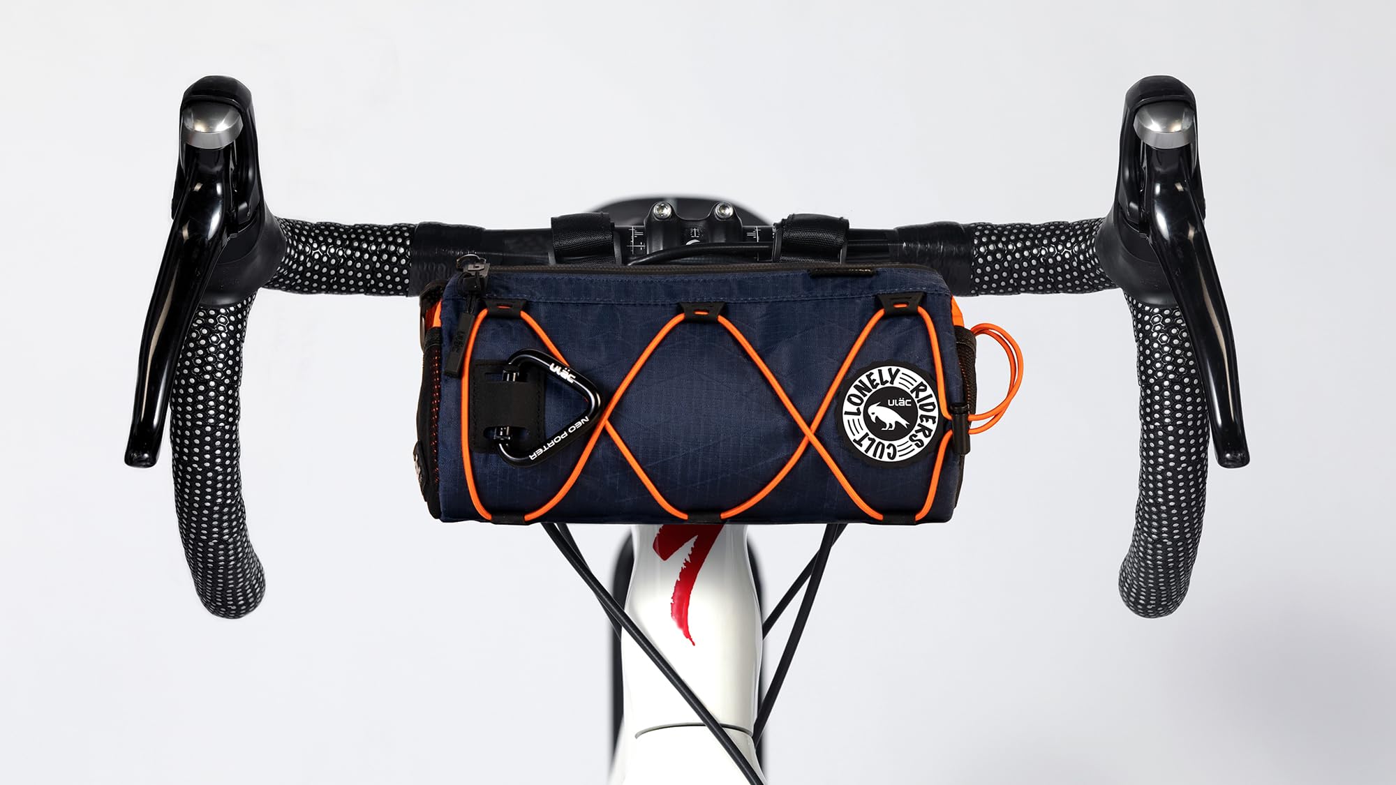 ULAC NEO PORTER COURSIER GT Bicycle Handlebar Bag, Waterproof Bike Front Bag for Road Bike, Mountain Bike, Cycling Travel (Navy, 1.7L)