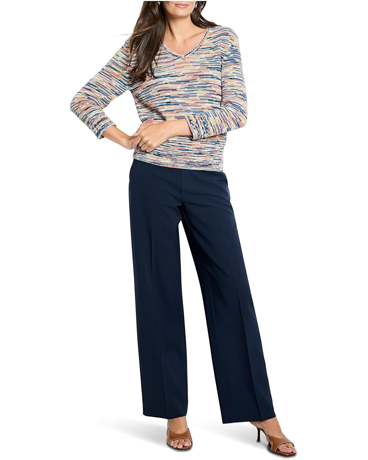 NIC+ZOE Petite 31" Stretch Suiting Lenox Wide-leg Pant - #4 of 4