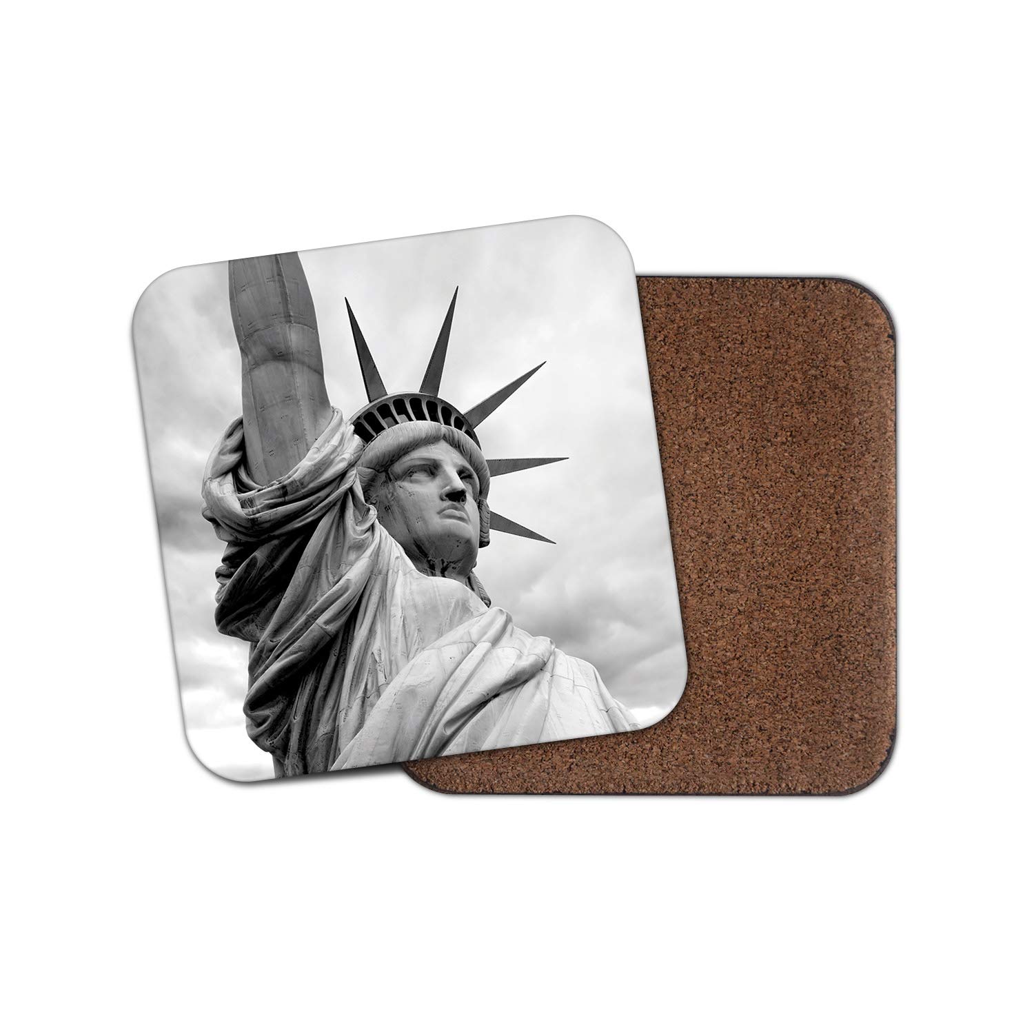 1 x Statue of Liberty Coaster - New York America USA Travel Fun #12197