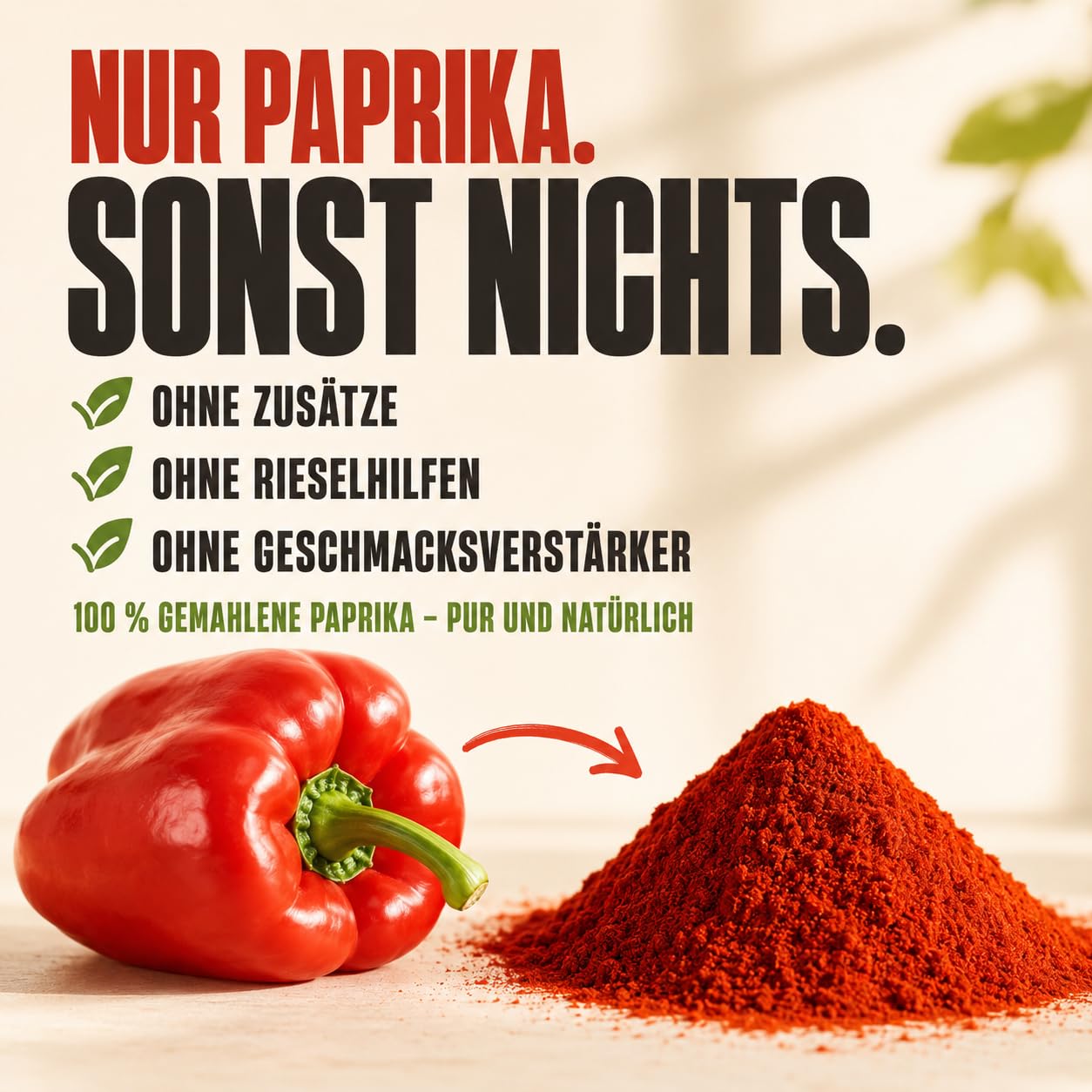 GiDeli Paprika Edelsüß Gemahlen 2x5kg - 100% Paprika ohne Zusätze - Vegan & Glutenfrei - Spanisches Paprikapulver & Pimentón - Mildes Aroma - Rotes Gewürzpulver - Ideal für Gulasch & Pasta