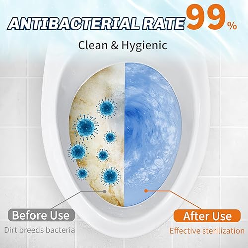 Miniatura 7 de WELLUCK 20 paquetes de tratamiento de inodoro para autocaravana, desodorante de tanque negro para cámper, inodoro portátil marino, descomponen