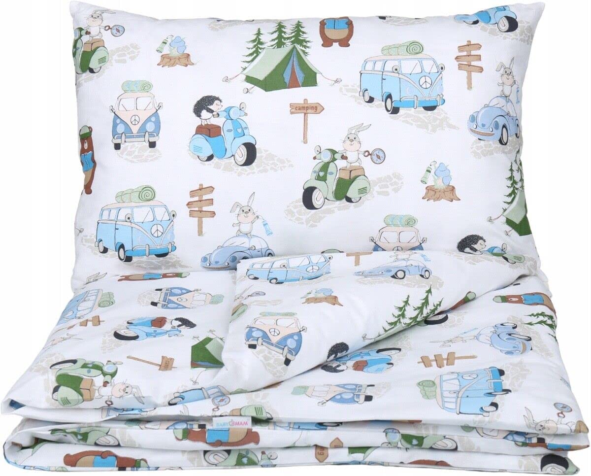 Babymam Camping Baby 2Pc Bedding Set Fit Cradle/Moses Basket/Pushchair 70X80