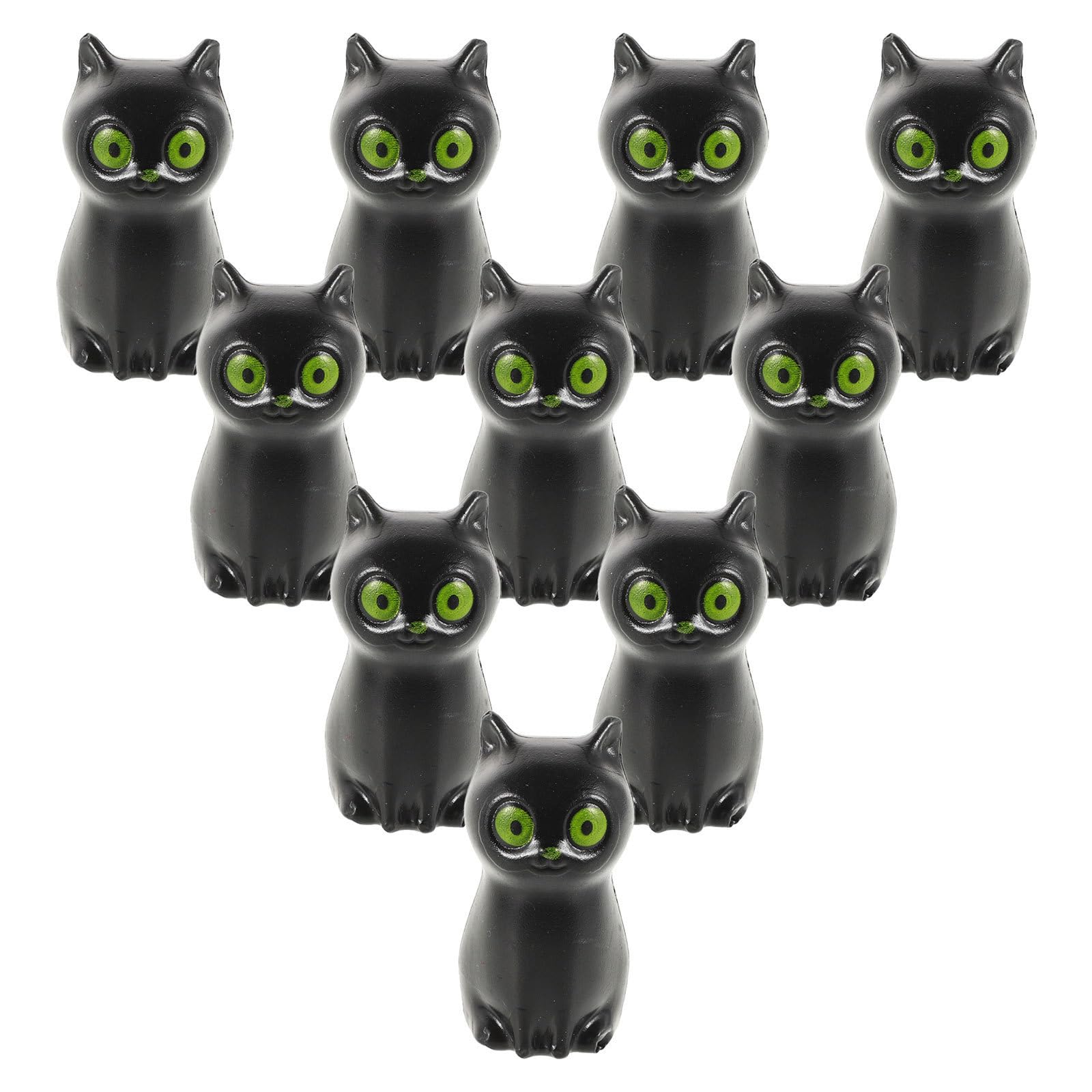 Chats fantômes noirs en plastique DECHOUS pour embellir une table vide