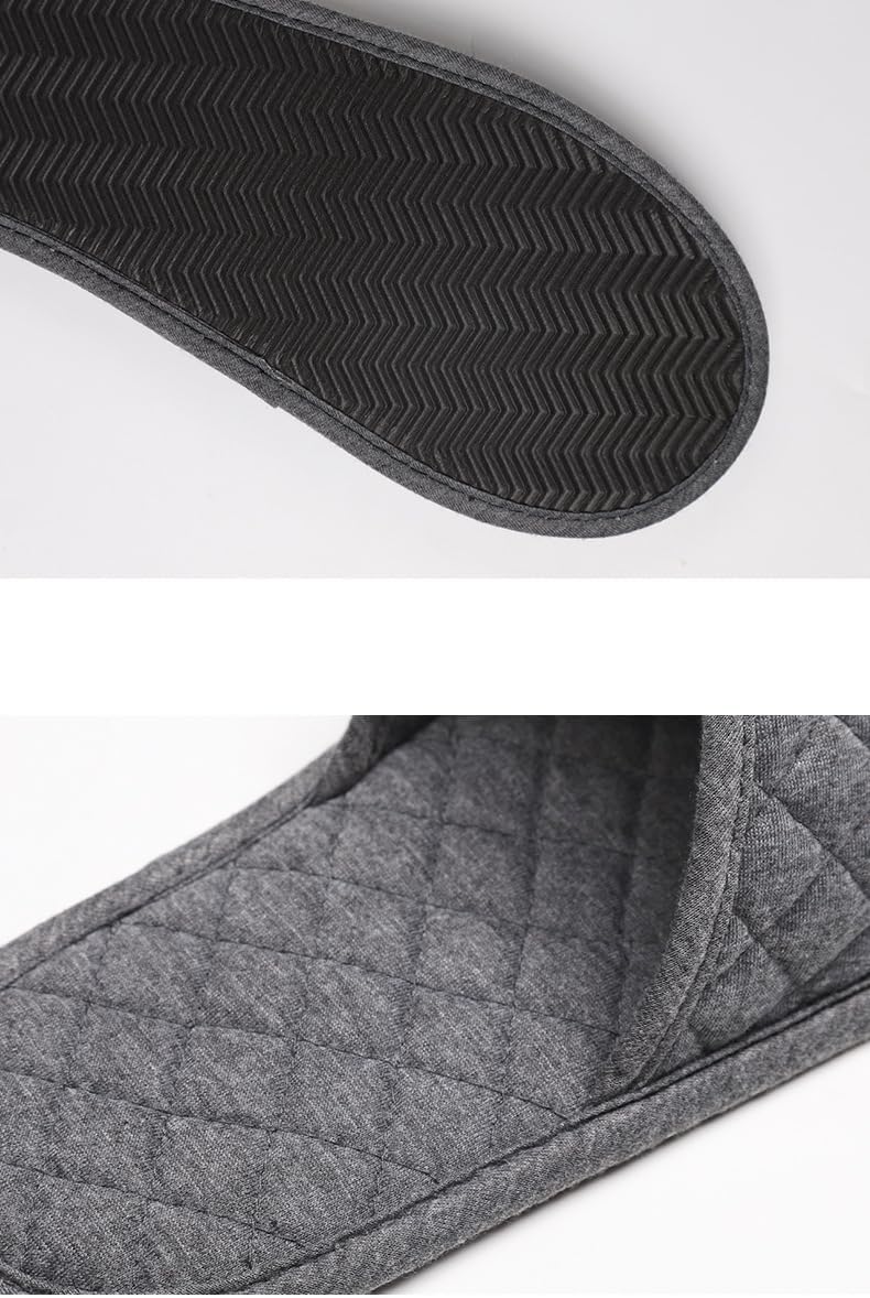 Foldable Reusable Travel Slippers with Storage Bag, Unisex Portable Breathable Slippers for Hotel Spa Guest Indoor Home Use