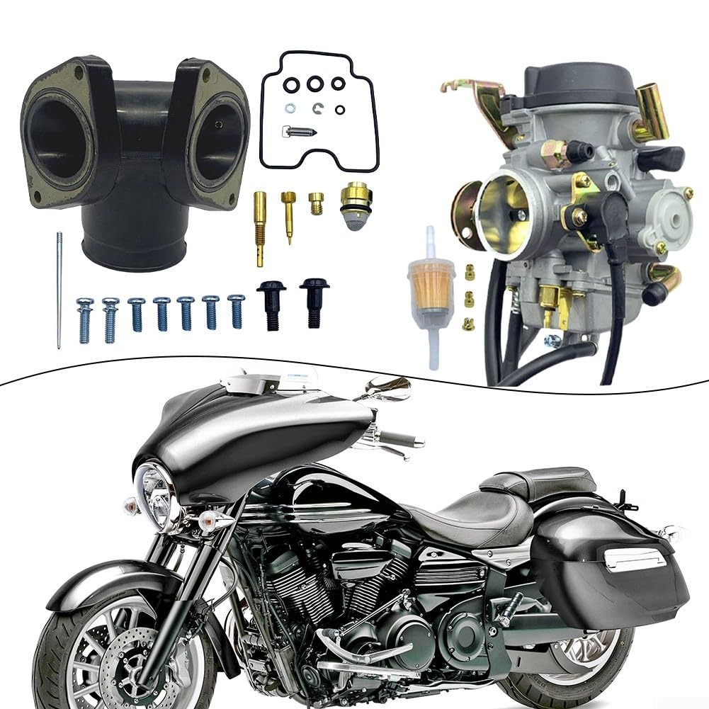 Vergaser für Yamaha XV1600 XV1700, 1999 2003, OEM 4WM 13586 01 00, einfacher Austausch