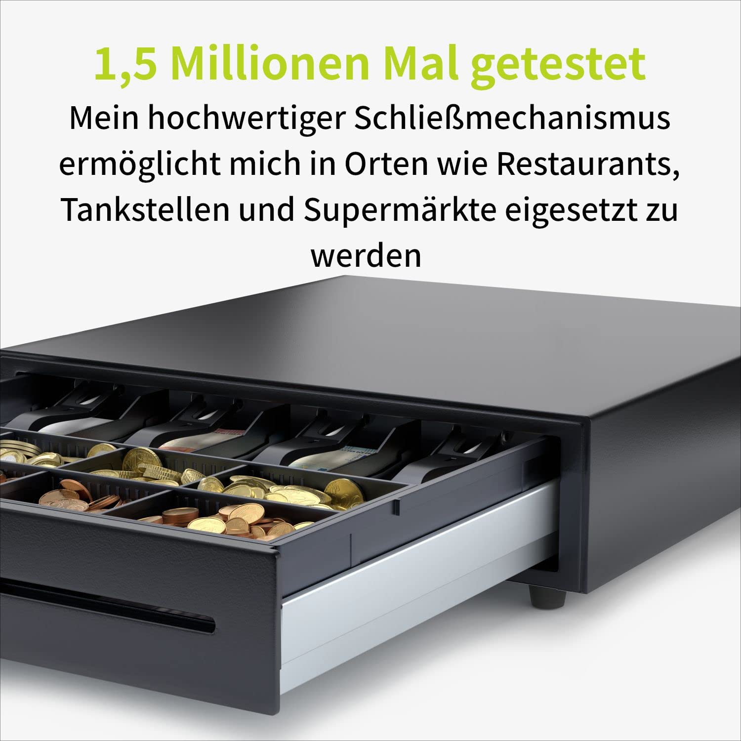 POS VALLEY Kassenschublade - Autoatic Elektrisch (RJ11-12) / Anuell Öffnen - 4