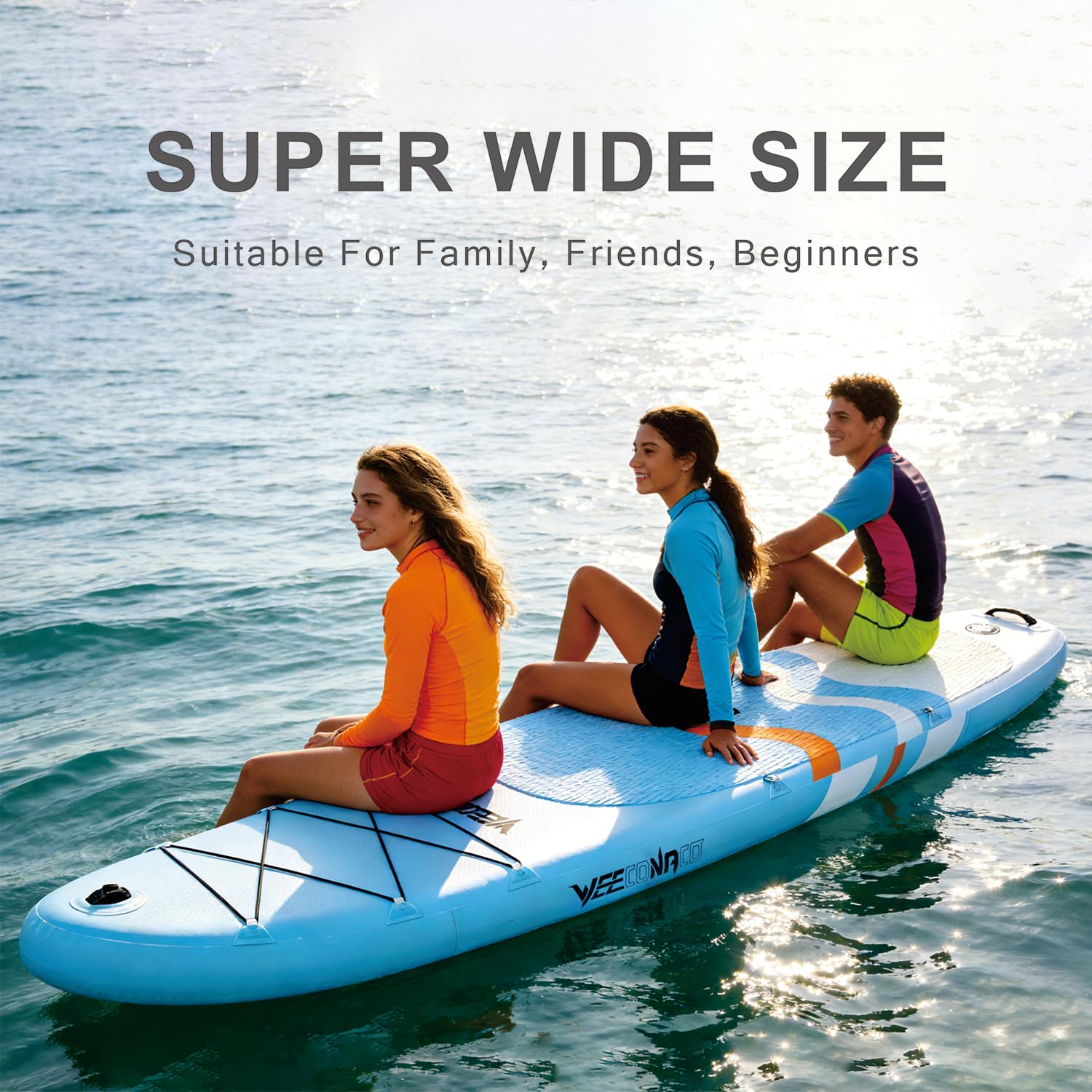 10'6 inch Sup Board Set, 320cm Stand Up Paddling Board Aufblasbar, Fortgeschrittene, 200kg,Komplettes Zubehör, Verstellbares Paddel, Anfänger,Mit Universal Kamerahalterung