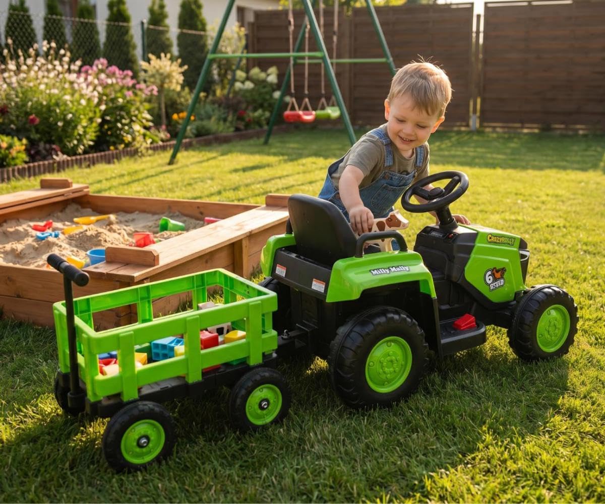 Trattore elettrico Rolly Verde