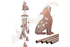 Elegant French Bulldog Christmas Wind Chimes