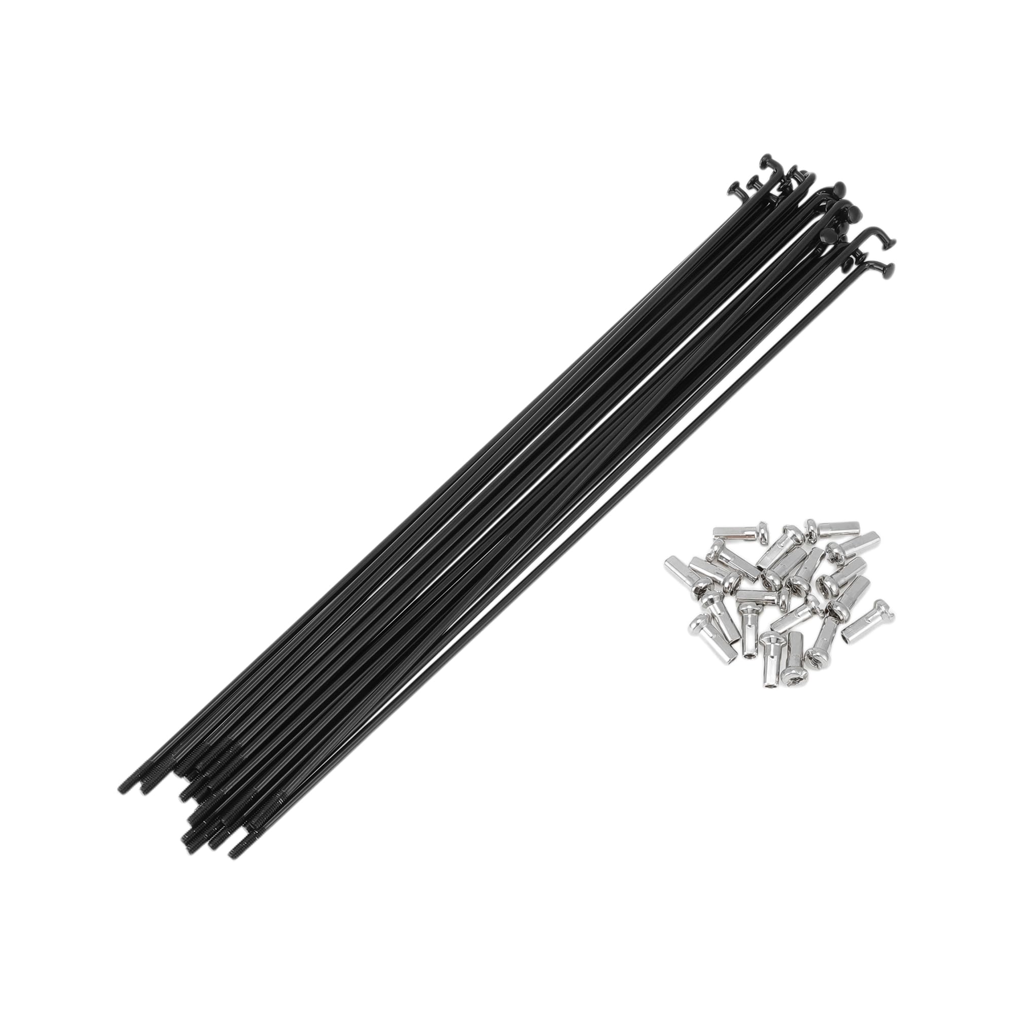 HEROFFIX 20 Set 13G Bicycle Spokes 202mm Bike Wheel Spokes 304 Stainless Steel Black