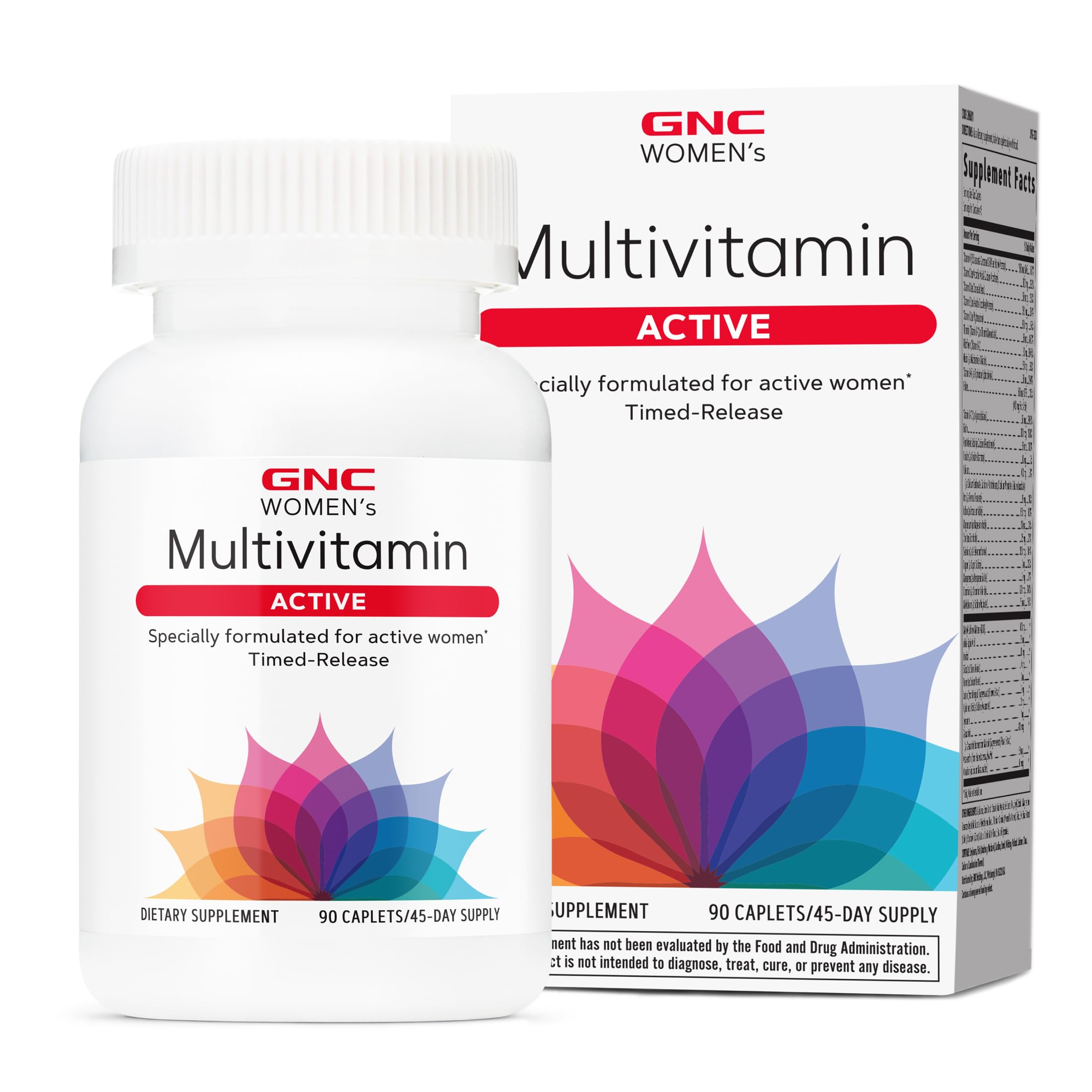 GNC Women's Active Multivitamin, Clinically Proven, 90 Capsules 90 Count (Pack of 1)