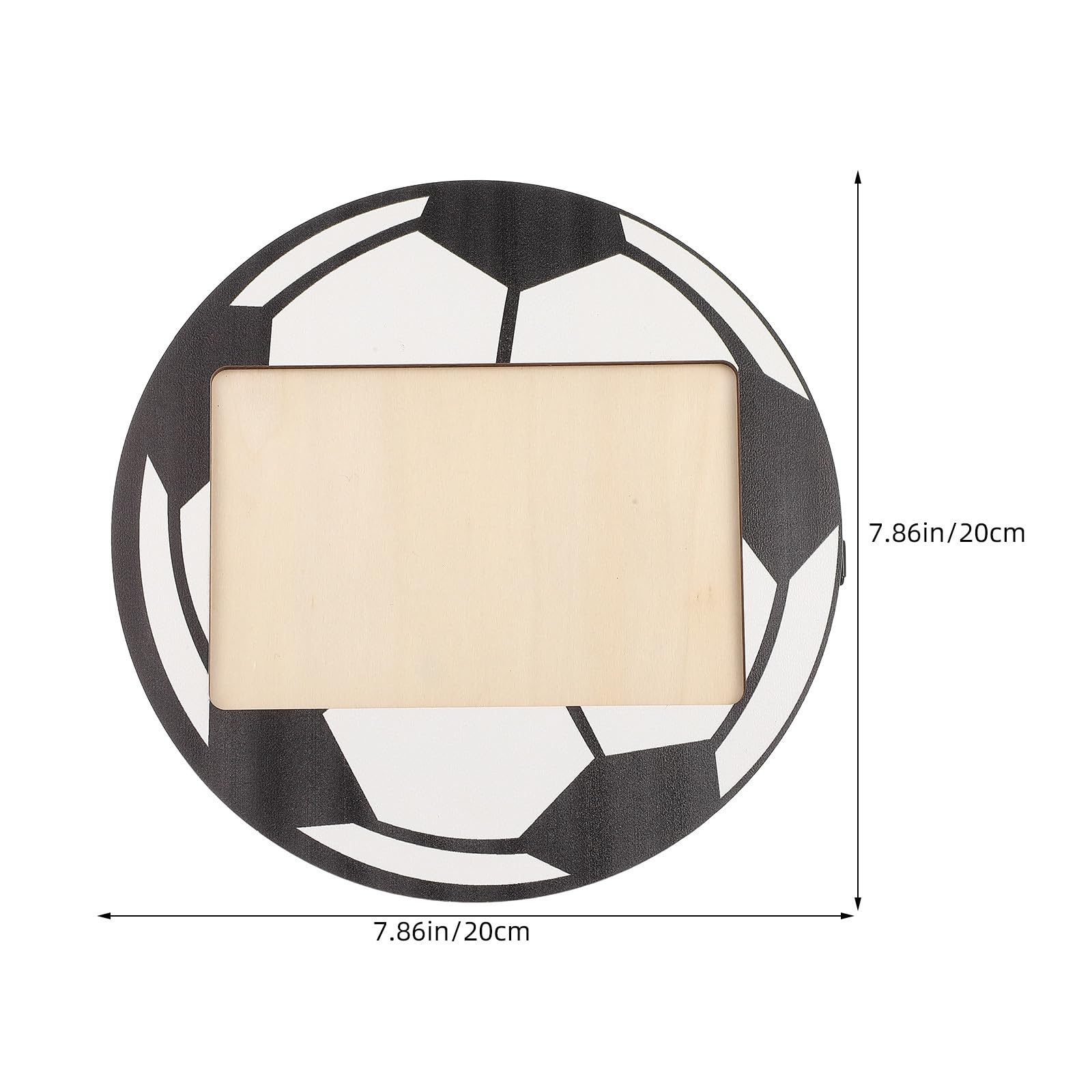 minkissy 6 Pezzi Cornice Resistente in Nero da Tavolo e Legno Foto Design per Rustico Sportivo Facile da Pulire, per Decorazioni Casa e Tavoli da Pranzo di Appassionati di Calcio
