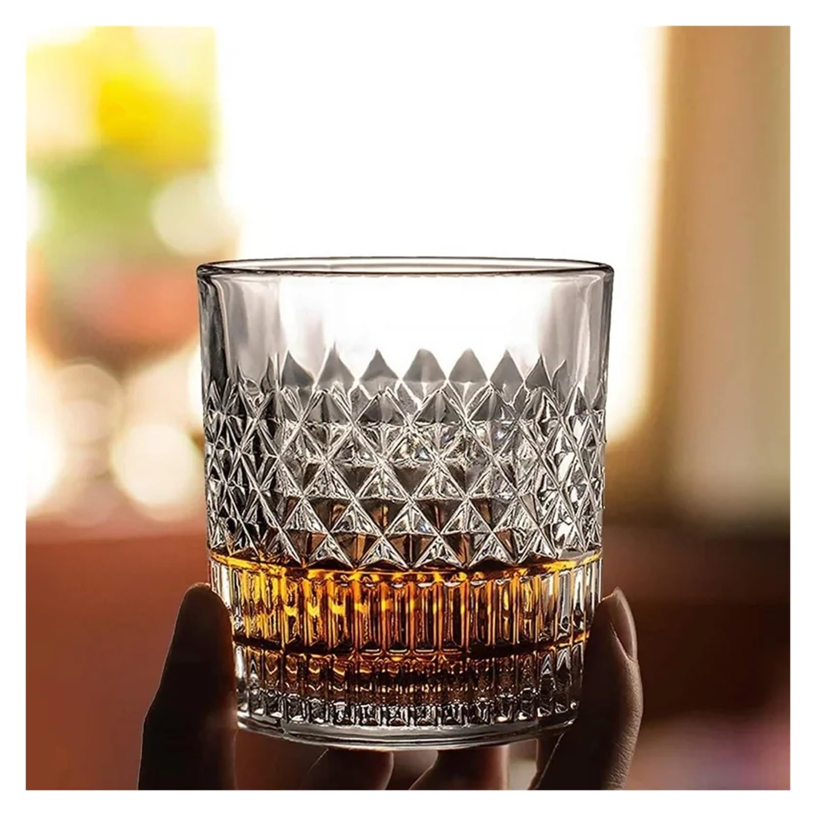 Kristallgläser 1/2/3/4 stücke Tassen 335 ml Transparent Whisky Tasse for Party/Home/Bar Kristall Glas wein Tasse Tassen Becher Bier Glas(4pcs)