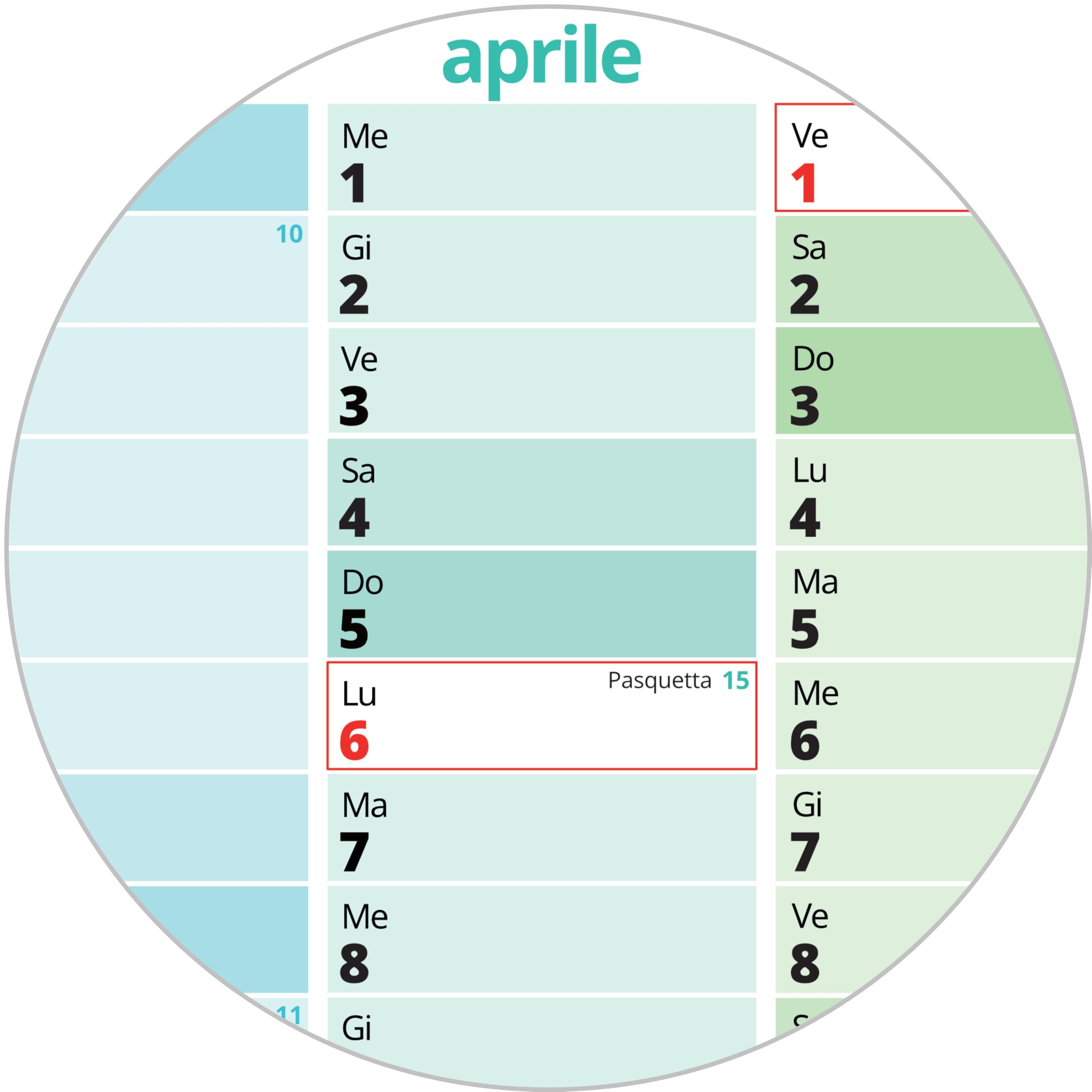 Calendario Da Parete 2026 A1 XXL (88x62 Cm) - 15 Mesi, Planner A4 Incluso, Multicolor, Per Casa E Ufficio