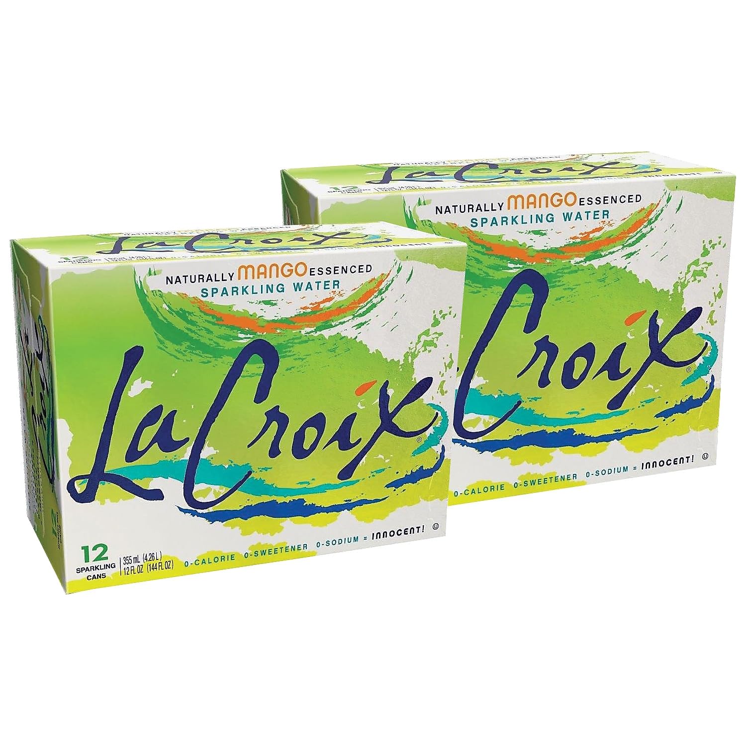LaCroix Sparkling Water, Mango 12 oz. (pack of 24)