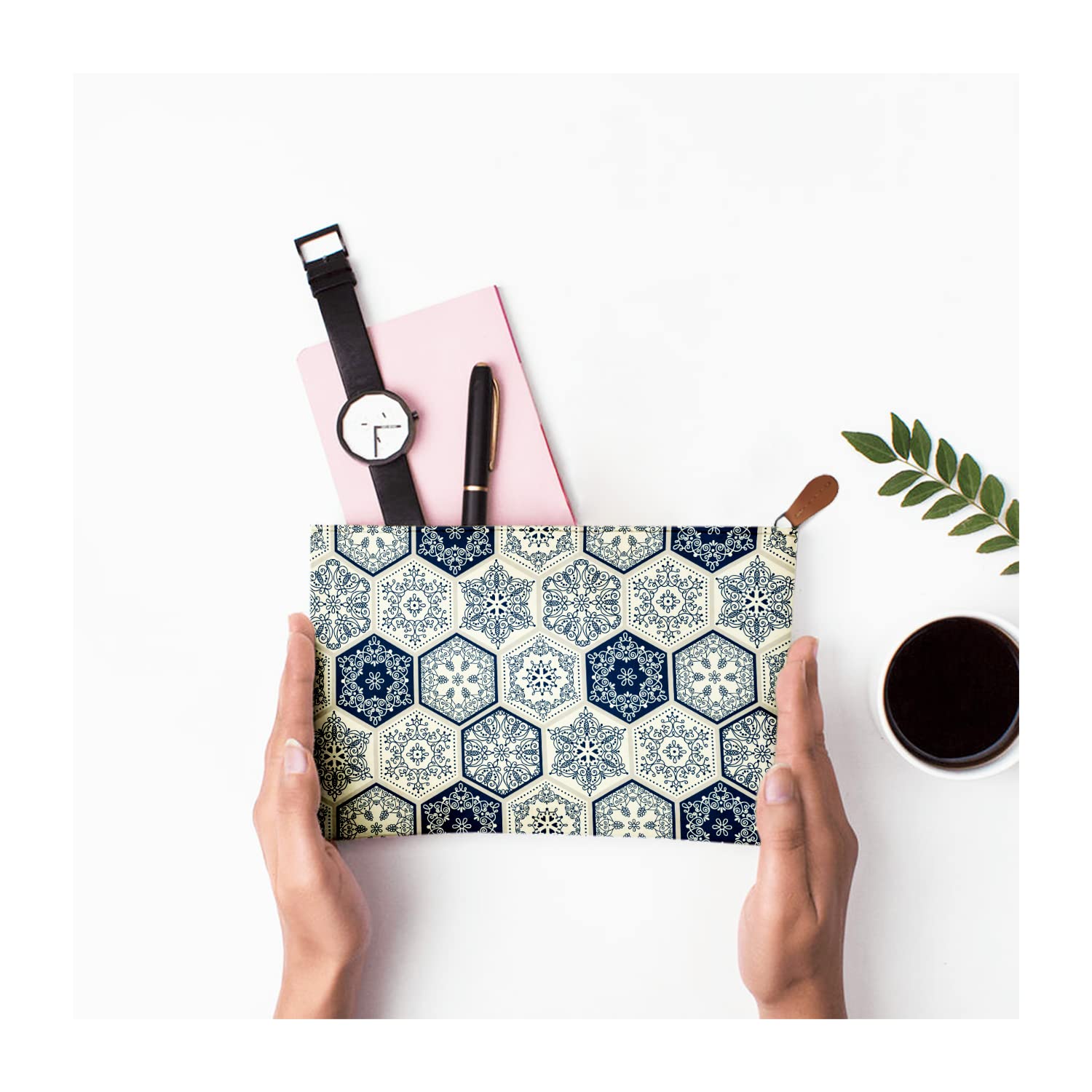 PAPER PLANE DESIGN Canvas Women Casual Wallet (Black) 2