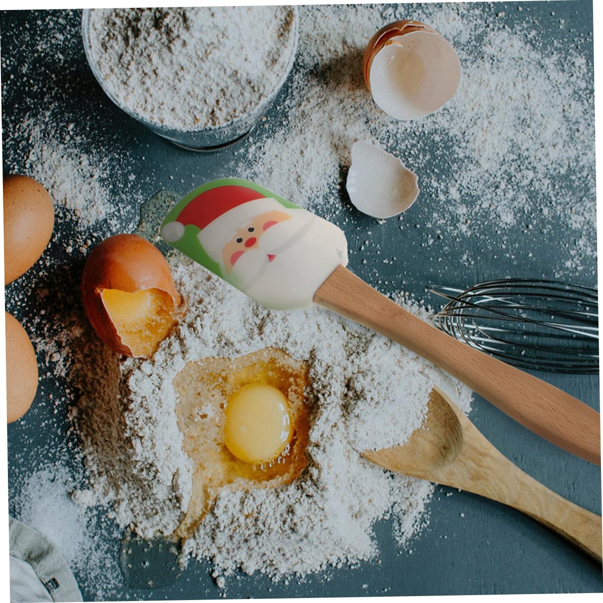 LABRIMP 20piezas Espátulas Para Hornear Ergonómicas De Cocina Utensilios Prácticos Para Postres y Repostería Adecuadas Para Navidad