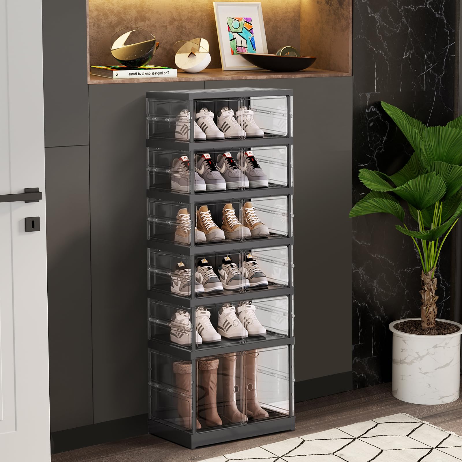 Boîte de rangement pour chaussures entrée et placard de chambre