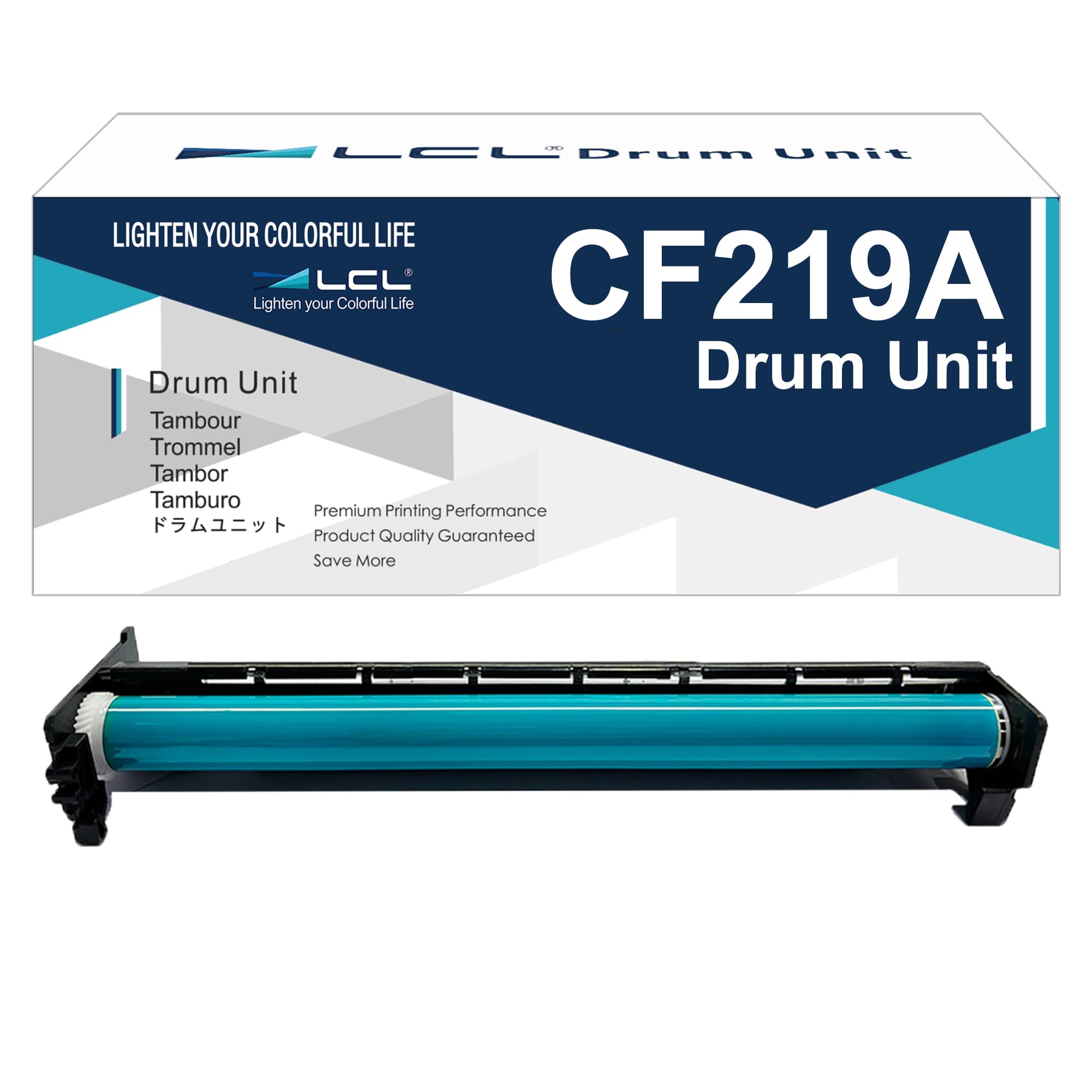 LCL Tamburo Compatibile 19A CF219A (1 Nero) sostituzione per HP LaserJet Pro M102 M102a M102w Laserjet Pro MFP M130 M130a M130fn M130fw M130nw M132 M132a M132fn M132fp M132fw M132nw M132sfnw M132snw