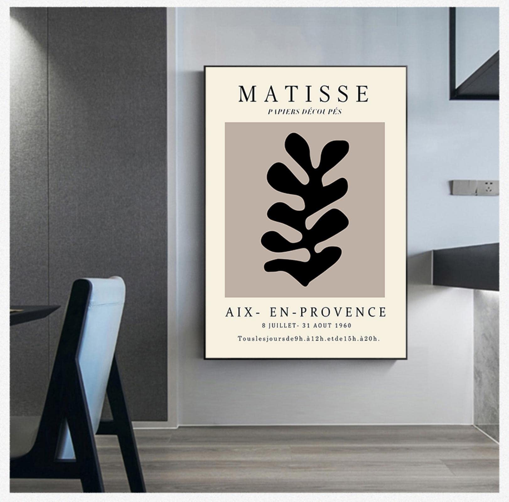 SDVIB Poster And Prints Abstract Wall Canvas Henri Matisse Fashion Retro Modern Wall ART Posters19.6”x 27.5”(50x70cm) No frame