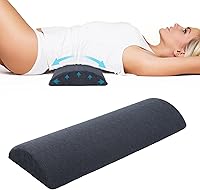 Vista 14 de Cozyhealth - 3.15 pulgadas de alto x 23.6 pulgadas de largo - Almohada lumbar suave para dormir, cojín de apoyo lumbar de espuma viscoelástica