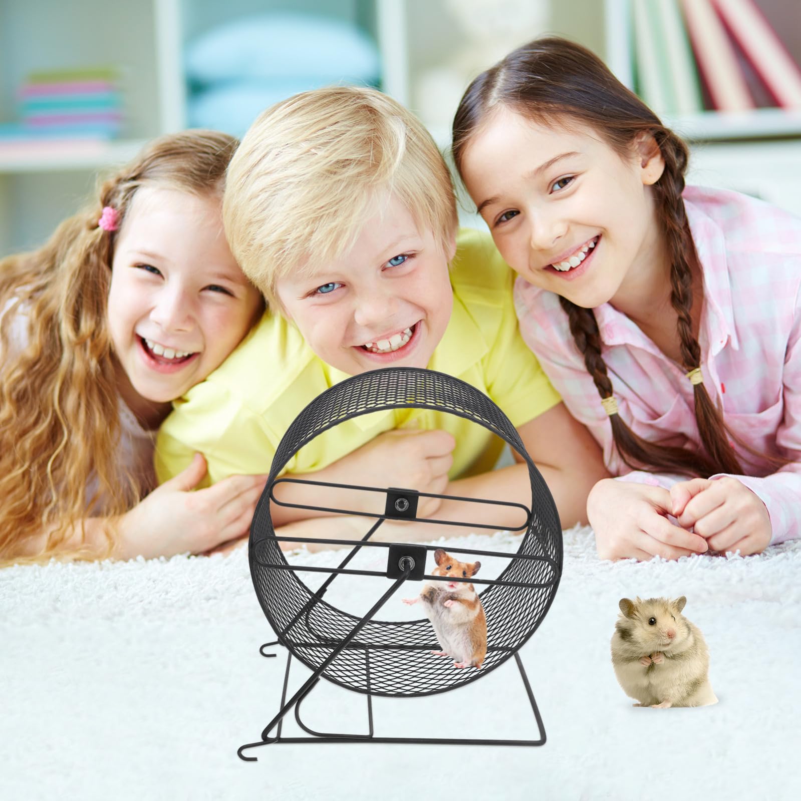 Generico Silenziosa Ferro per a Criceti e Ricci in Gioco Divertente per come Piccoli Domestici Hamster e Riccio