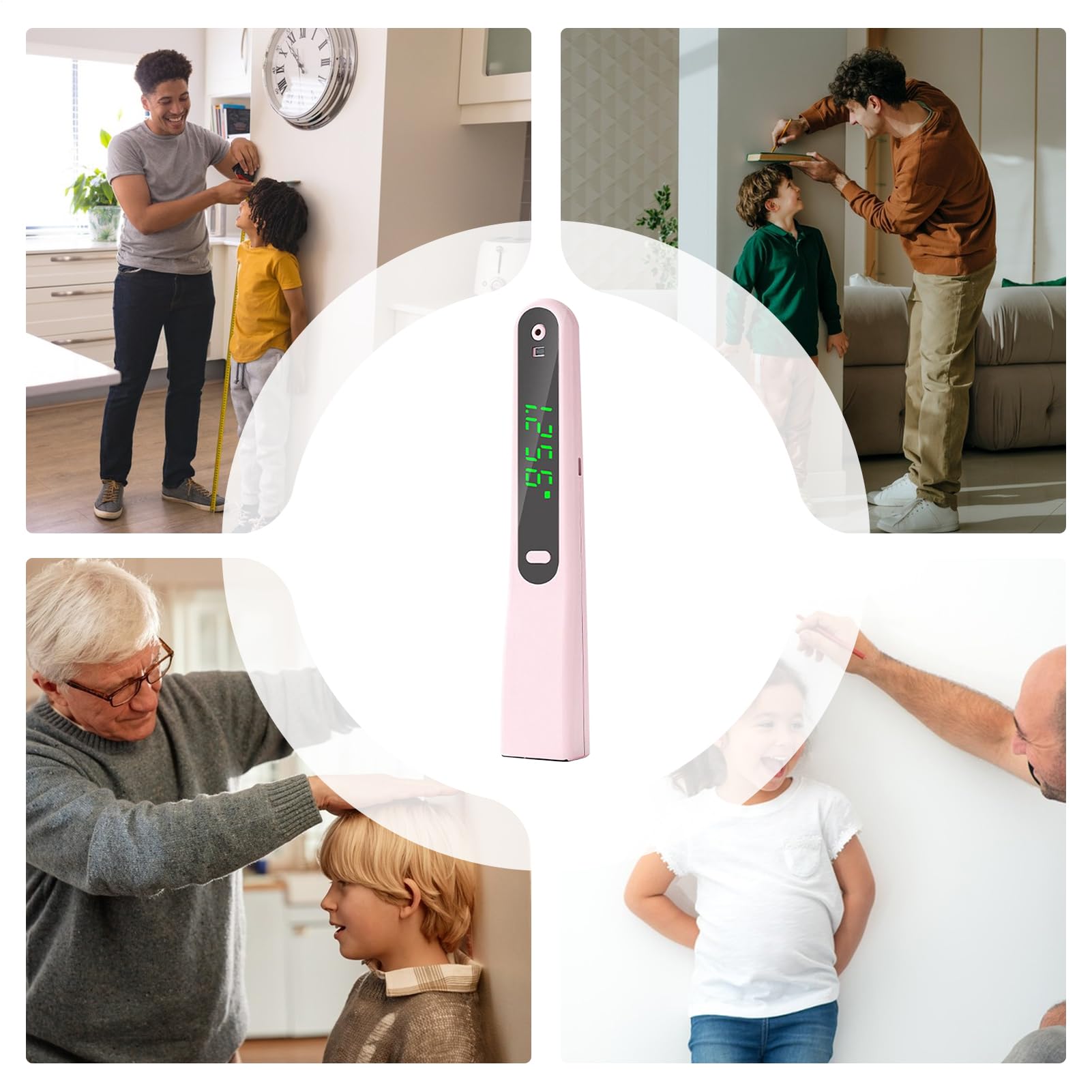Dispositivo Di Misurazione Altezza - Righello Elettronico Portatile E Palmare - Dispositivo Portatile Per Misurazione Altezza | per l'Uso in Casa, Palestra, Ufficio, Ambulatorio, per Professionisti Sa