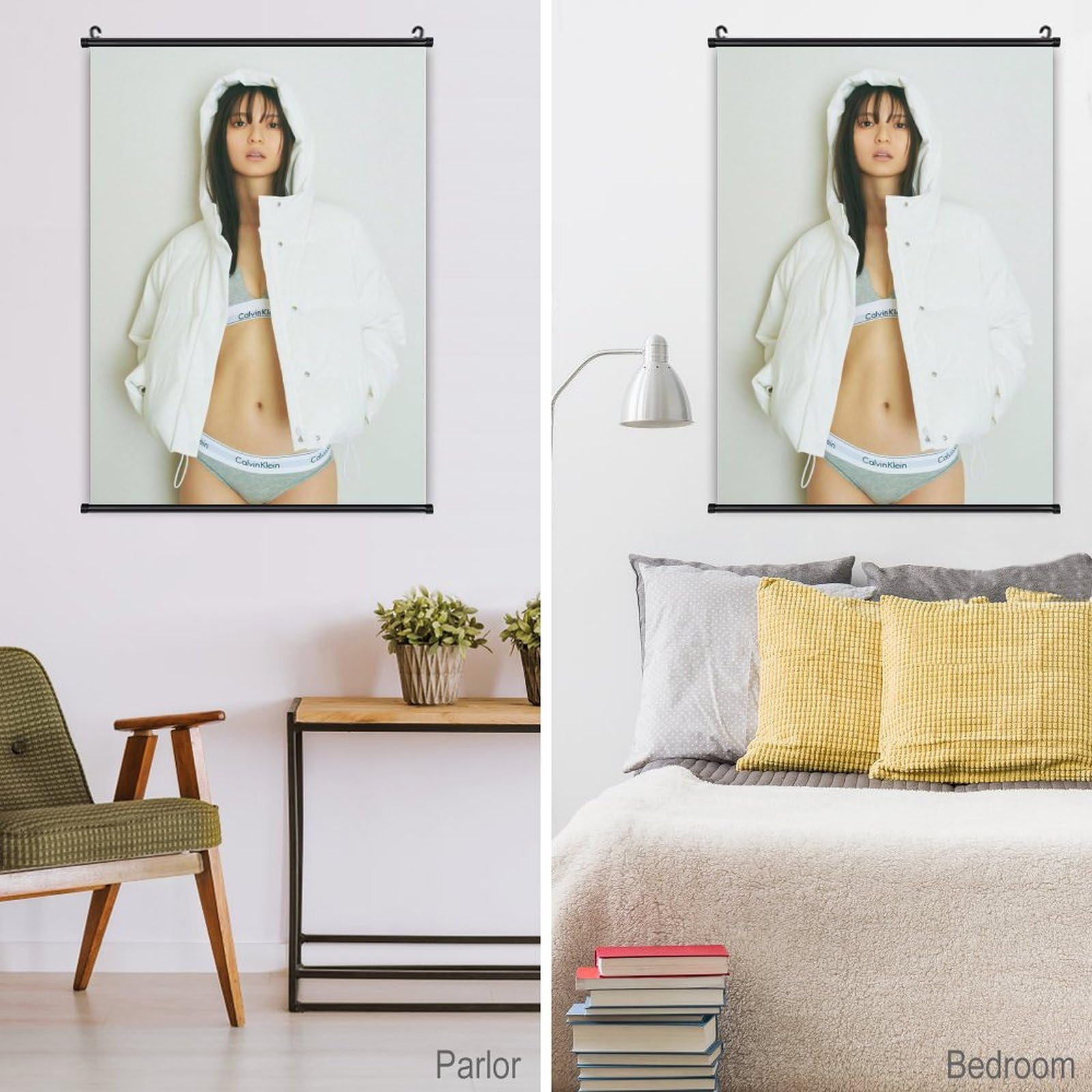 Amazon.co.jp: 齋藤飛鳥セクシーな女神のポスター固体フレームが付いて