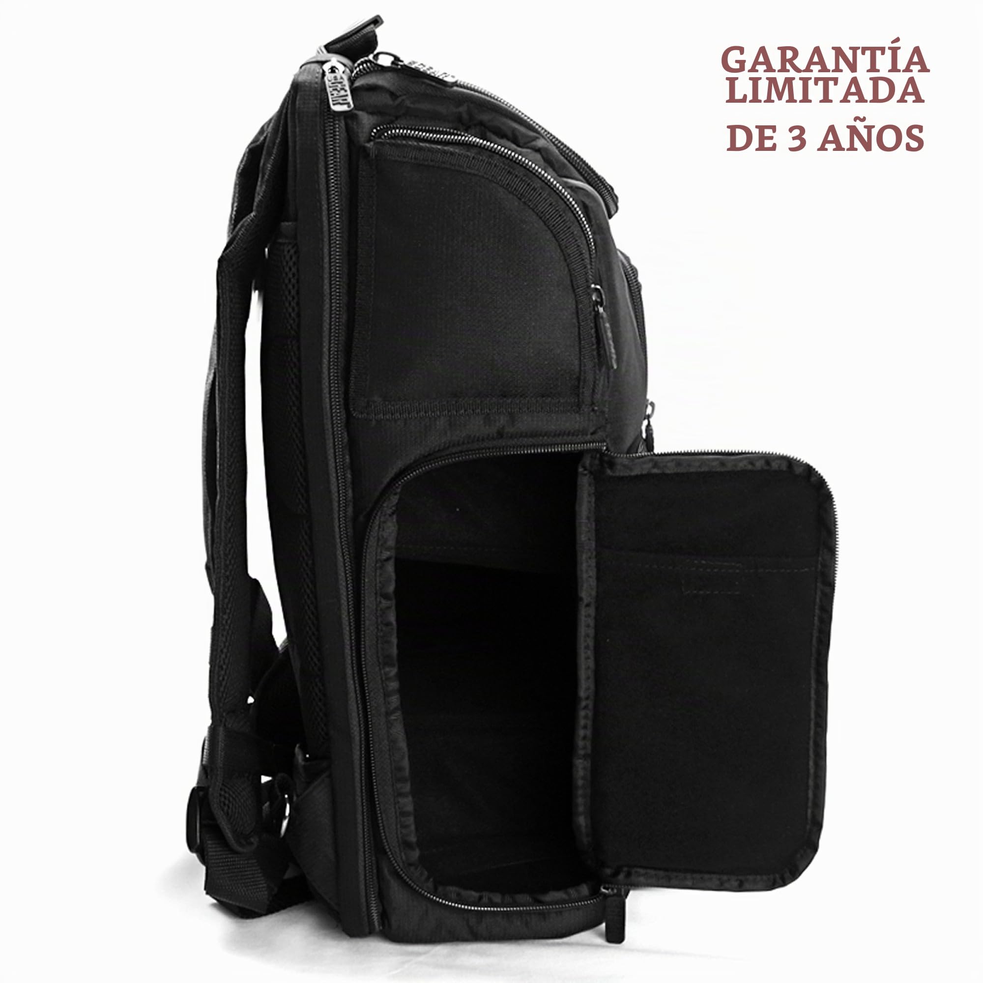 USA Gear Mochila Completa para Cámara DSLR, Funda Resistente al Agua Compartimento para Portátil y divisores para Meter un Tripode, Objetivos, Compatible con Canon, Nikon, Sony y Muchas más