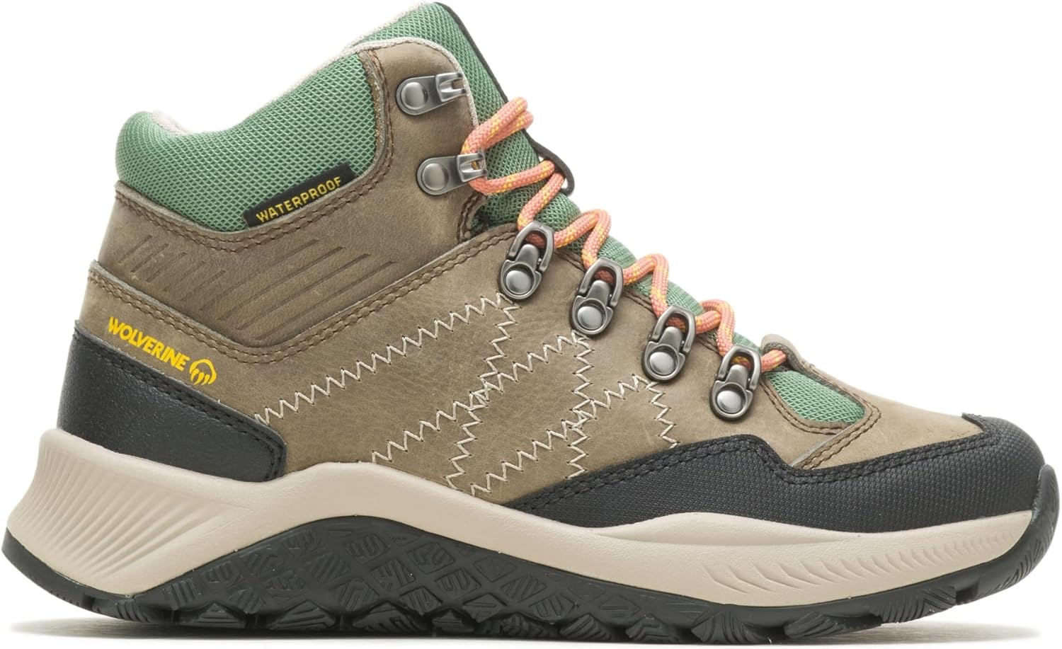 WOLVERINE Men’s Luton Mid Waterproof Hiker Hiking Boot