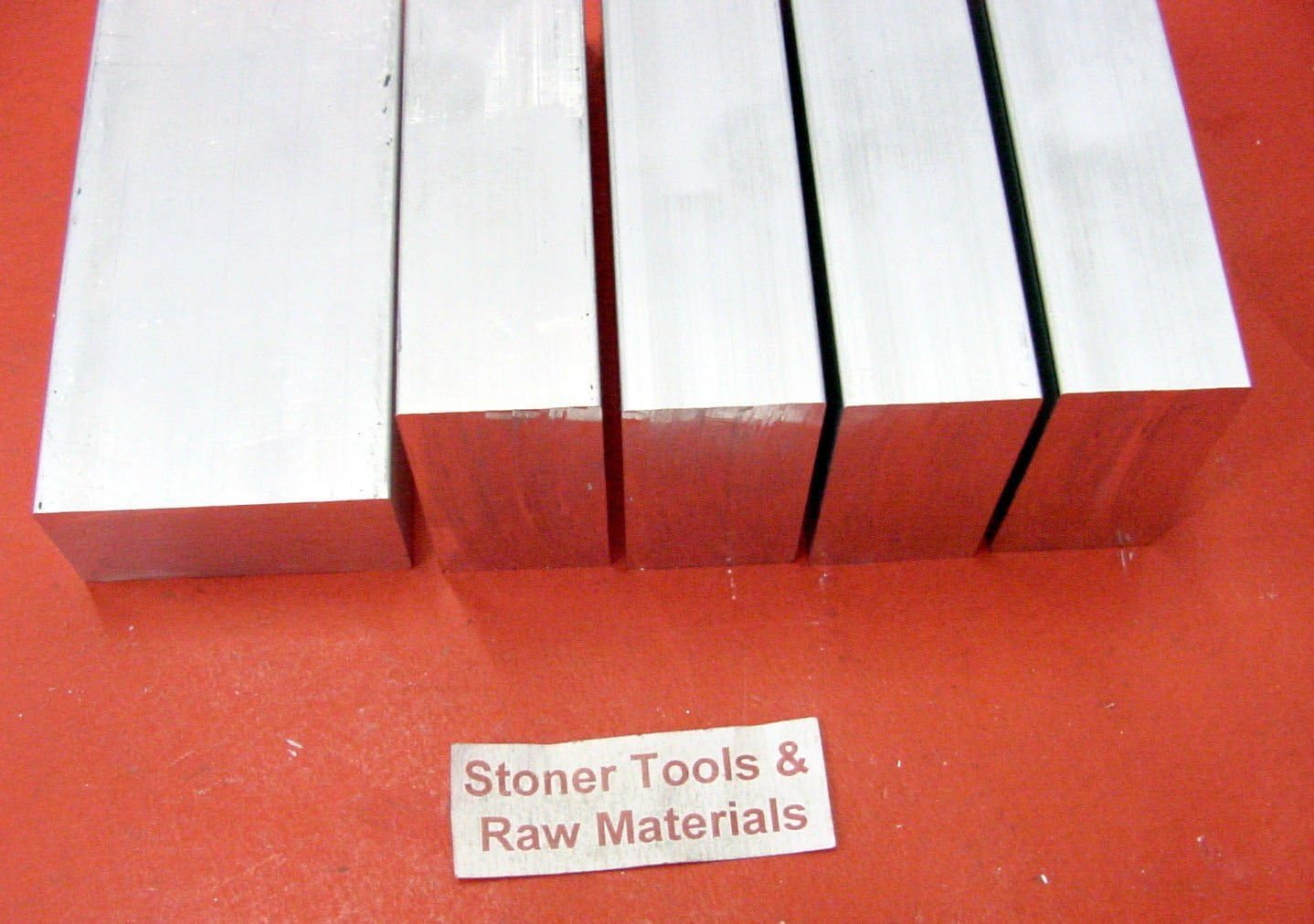 5 Pieces 1/2" X 1" Aluminum 6061 Flat BAR 14" Long .500" T6511 New Mill Stock