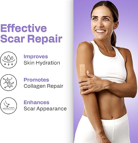 Miniatura 3 de AWD Rollo de cinta de silicona para cicatrices de 60 pulgadas cinta de cicatrices de grado médico para cicatrices quirúrgicas, cesárea,