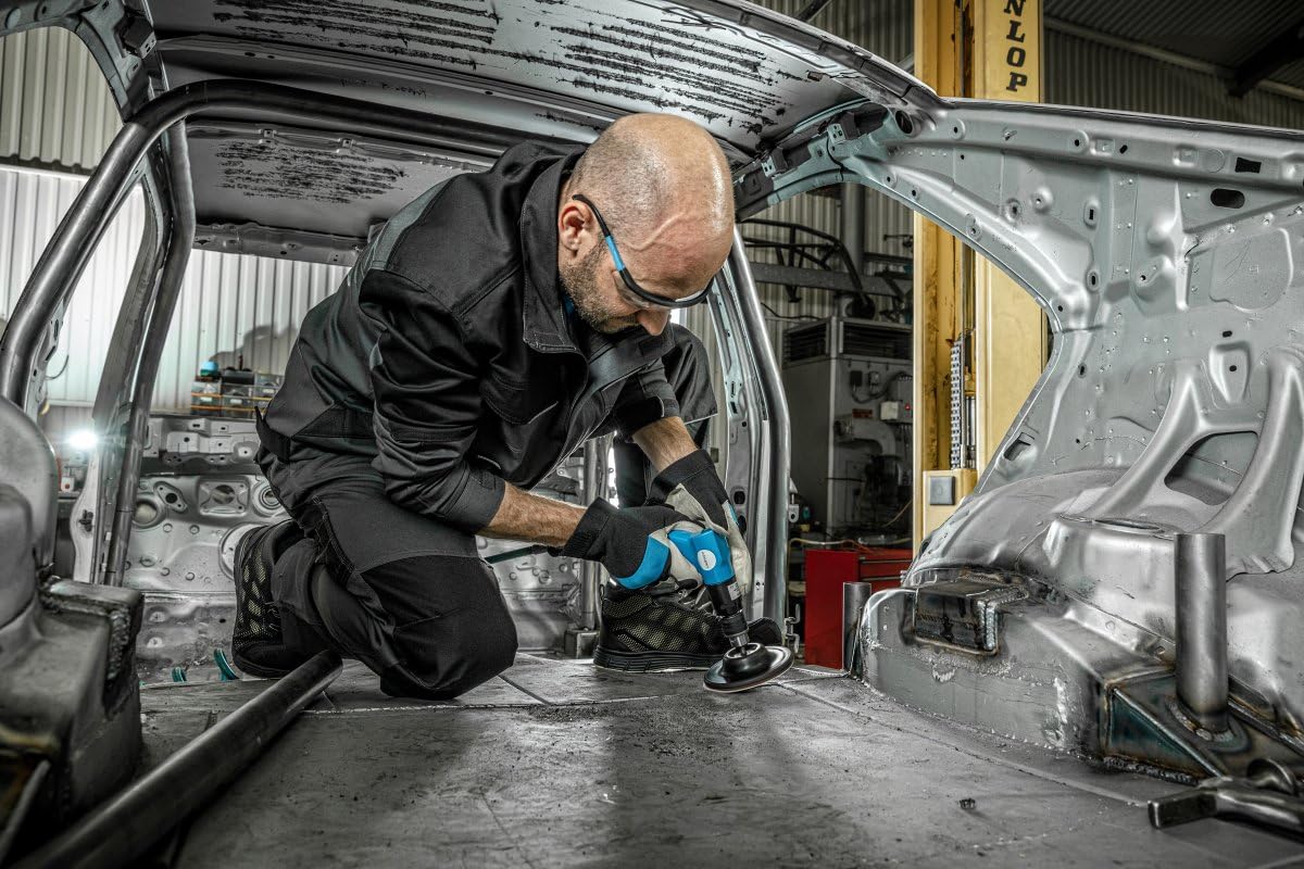 HÖGERT TECHNIK Druckluft-Bohrmaschine – 193 mm – max. Ø10 mm – 1800 U/min – 1/4" Luftanschluss – Rechts-/Linkslauf – für Werkstatt, Metall, Holz & Montage