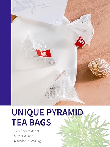 Miniatura 5 de TeeLux Bolsas de té de artemisa, hojas naturales de artemisa, sin cafeína, té de hierbas secas de artemisa, 40 bolsas de té