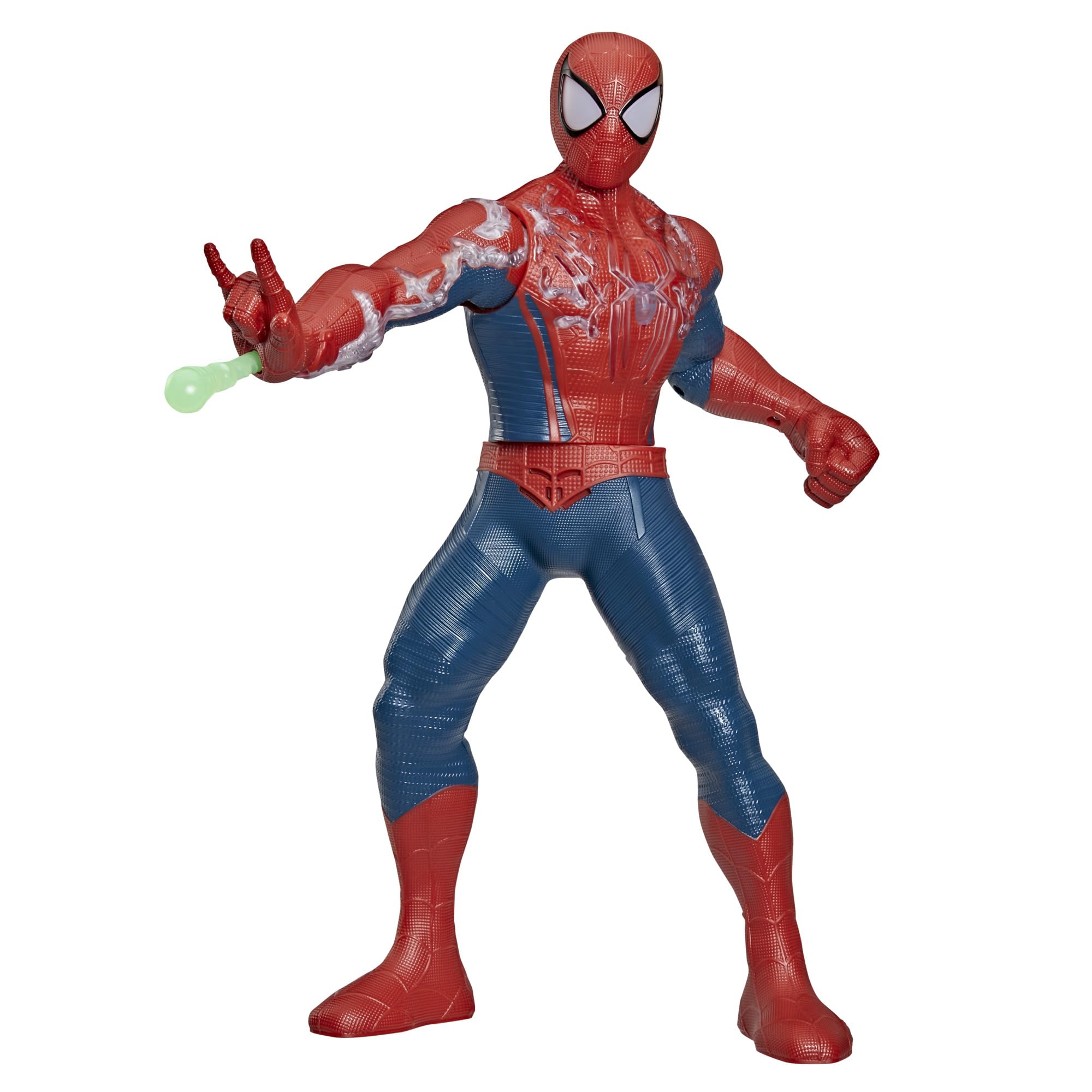 Marvel Spider-Man: Brand New Day, Spider-Man Energizado, Figura de acción electrónica, 36, 8 cm, Juguetes y Figuras Infantiles de superhéroe, A Partir de 4 años