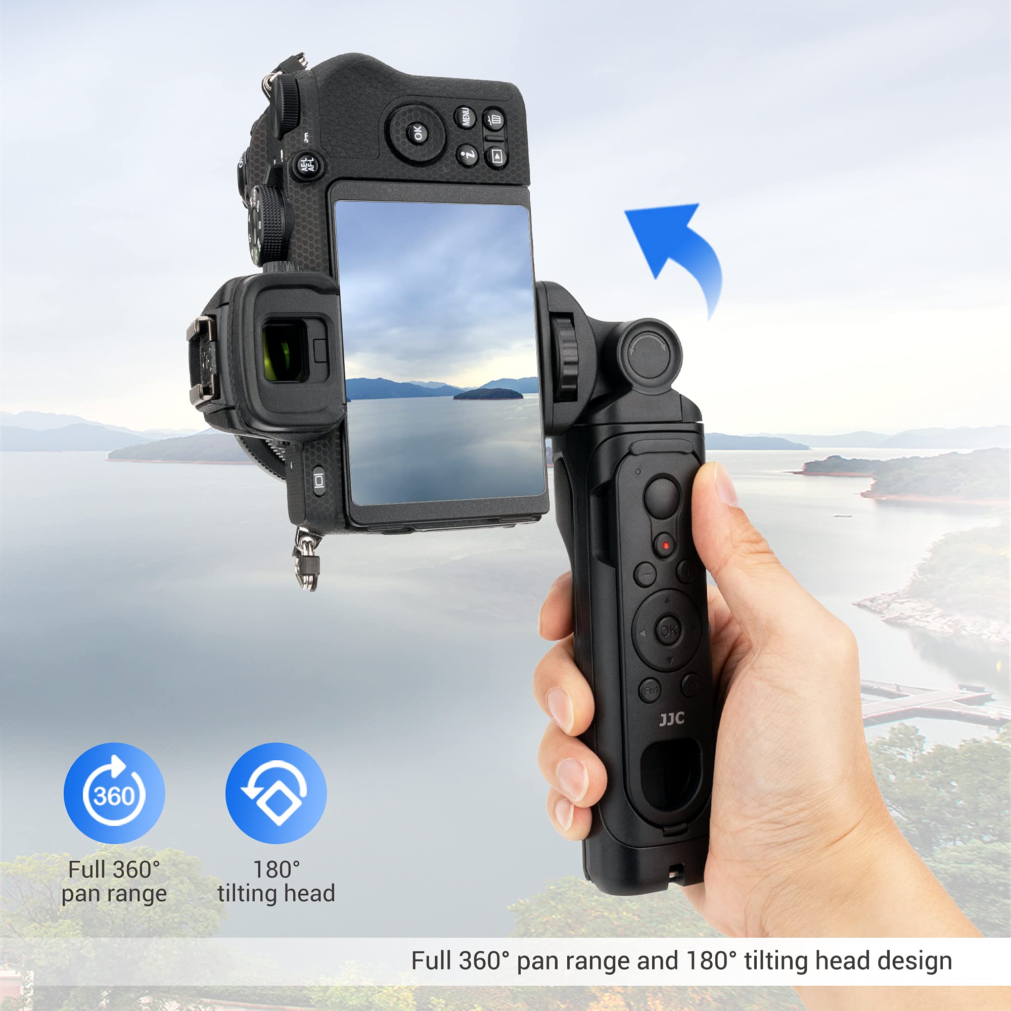 JJC ML-L7 Sans Fil Télécommande Vlog Prise De Vue Mini Trépied Pour Nikon Zf Z6II Z7II Z Fc Z50 COl'hyPIX P950 A1000 Bfemelle P1000