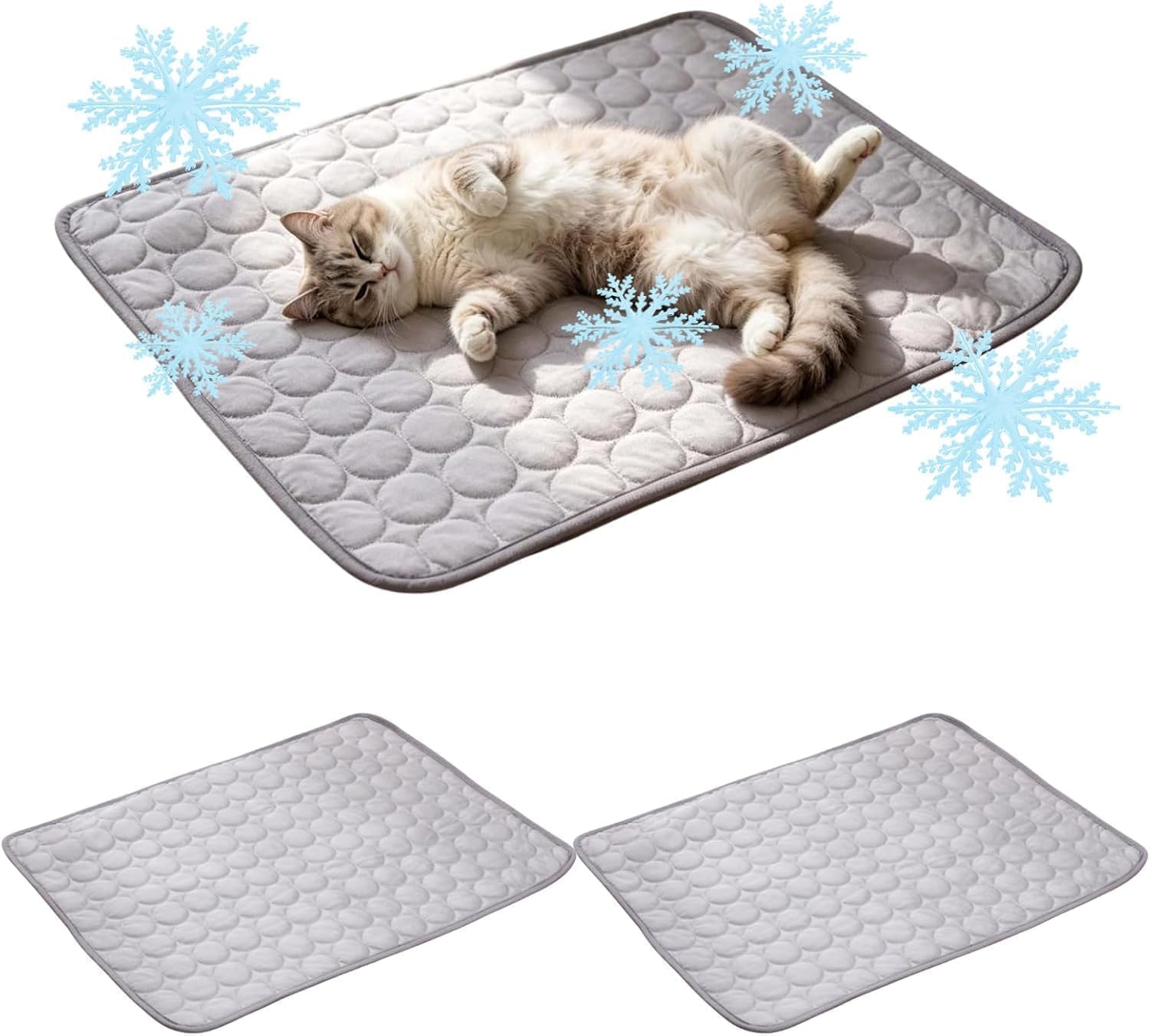 Dog Cooling Mat,Cooling Mat For Dogs,Pet CoolMat For Dogs & Cats Gel Cool Mats Foldable Cool Solution For Hot Summer Days,Car Travel And Home Use