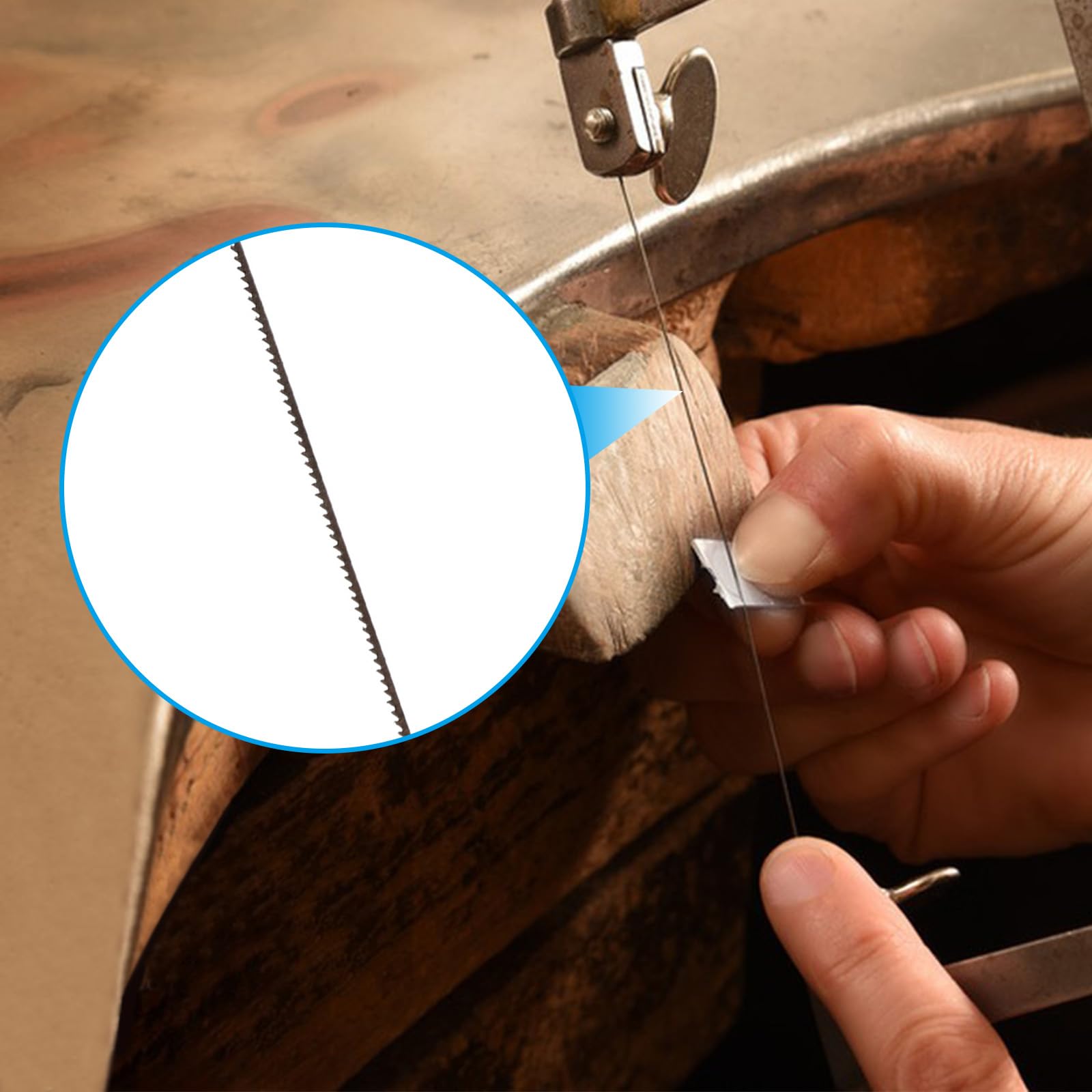 Hojas de sierra portátiles para joyería,sierra de metal para cortar anillos de cera,herramienta de mango en forma de U negra tallada con alambre para joyería para procesamiento de joyas