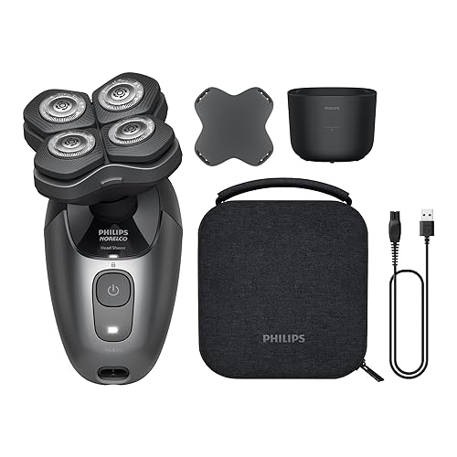 Miniatura 11 de Philips Norelco Head Shaver Pro 7000 Series - Afeitadora de calavera para hombres y mujeres, cabezal flexible de 360 y cuchillas ComfortCut para un