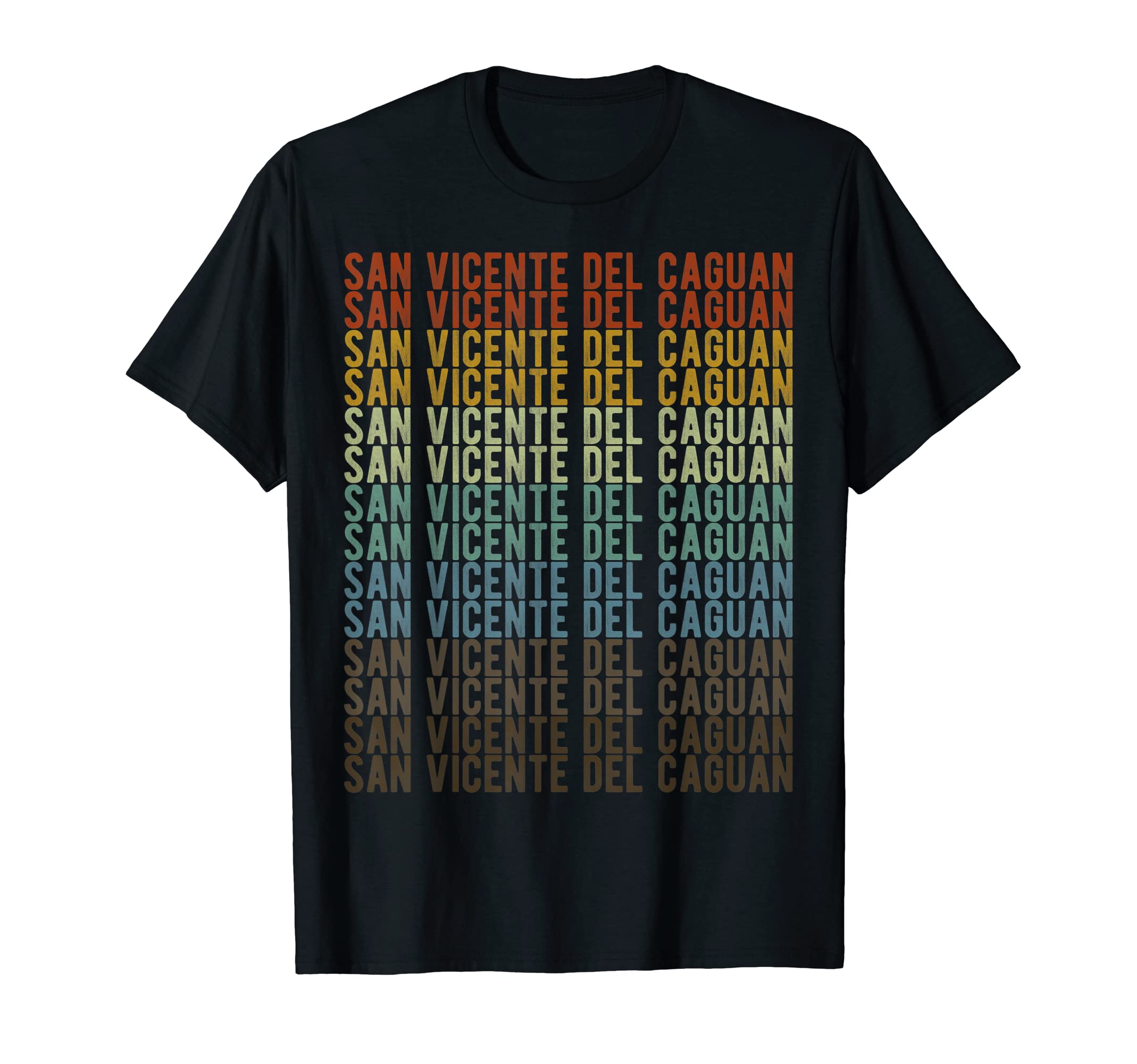 San Vicente del Caguan City Colombia Retro T-Shirt