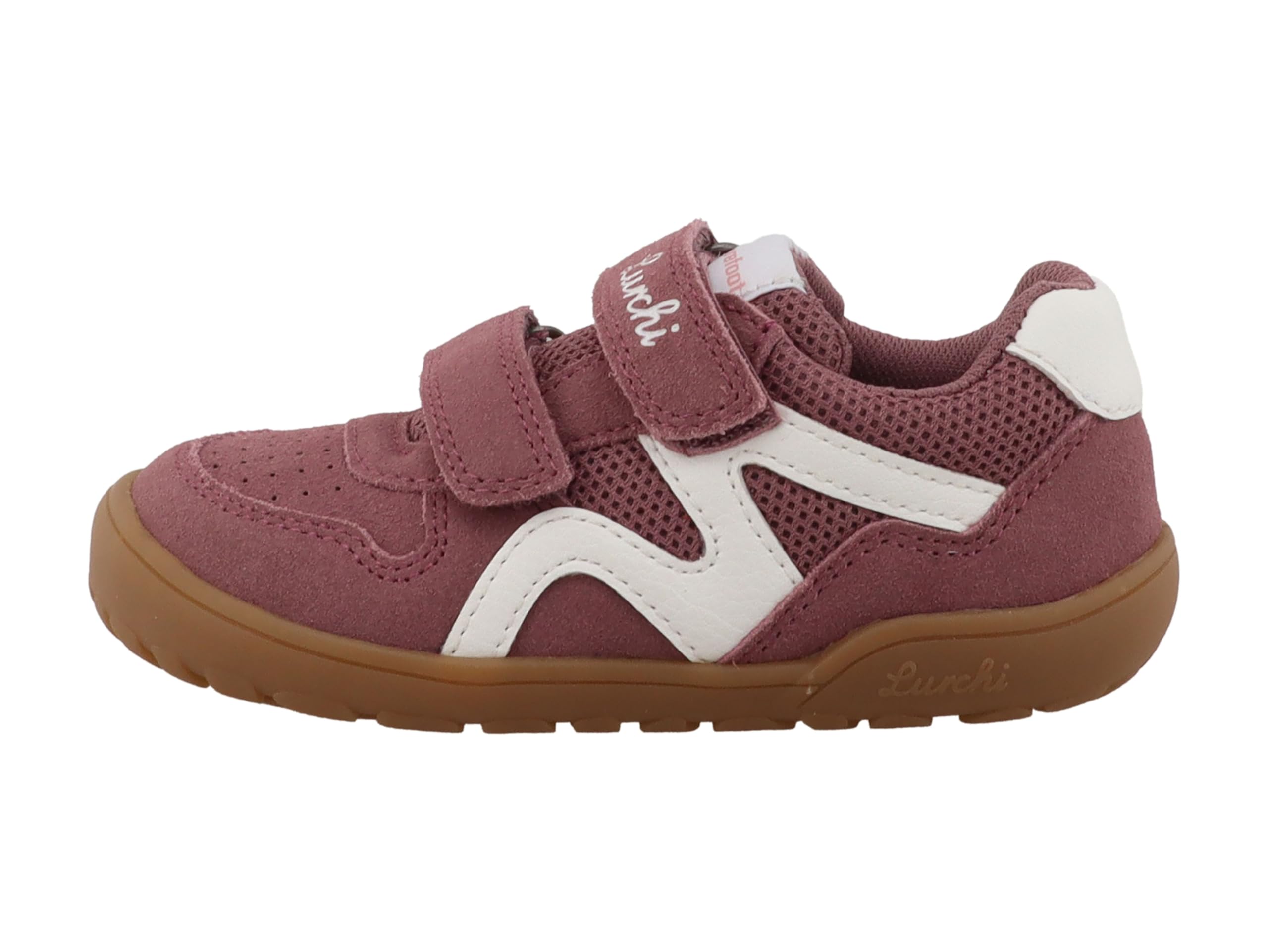 Lurchi Jamin Barefoot Suede Rose/White rot