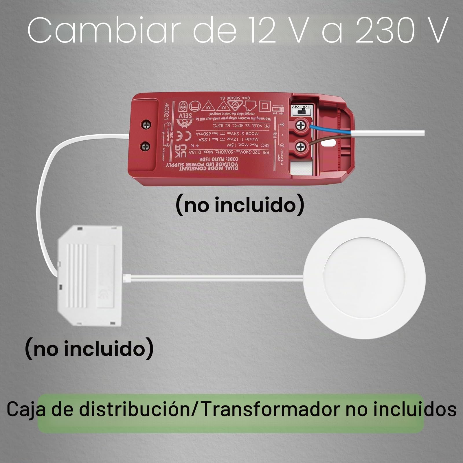 ALUSSO LIGHTING Paquete de 6 focos LED de 12 V, 3000 K, 4000 K, 6000 K, luces empotradas de 4 W, 270 lúmenes, 55-58 mm, luces empotradas para debajo del gabinete, RV, caravana, autocaravana, techo
